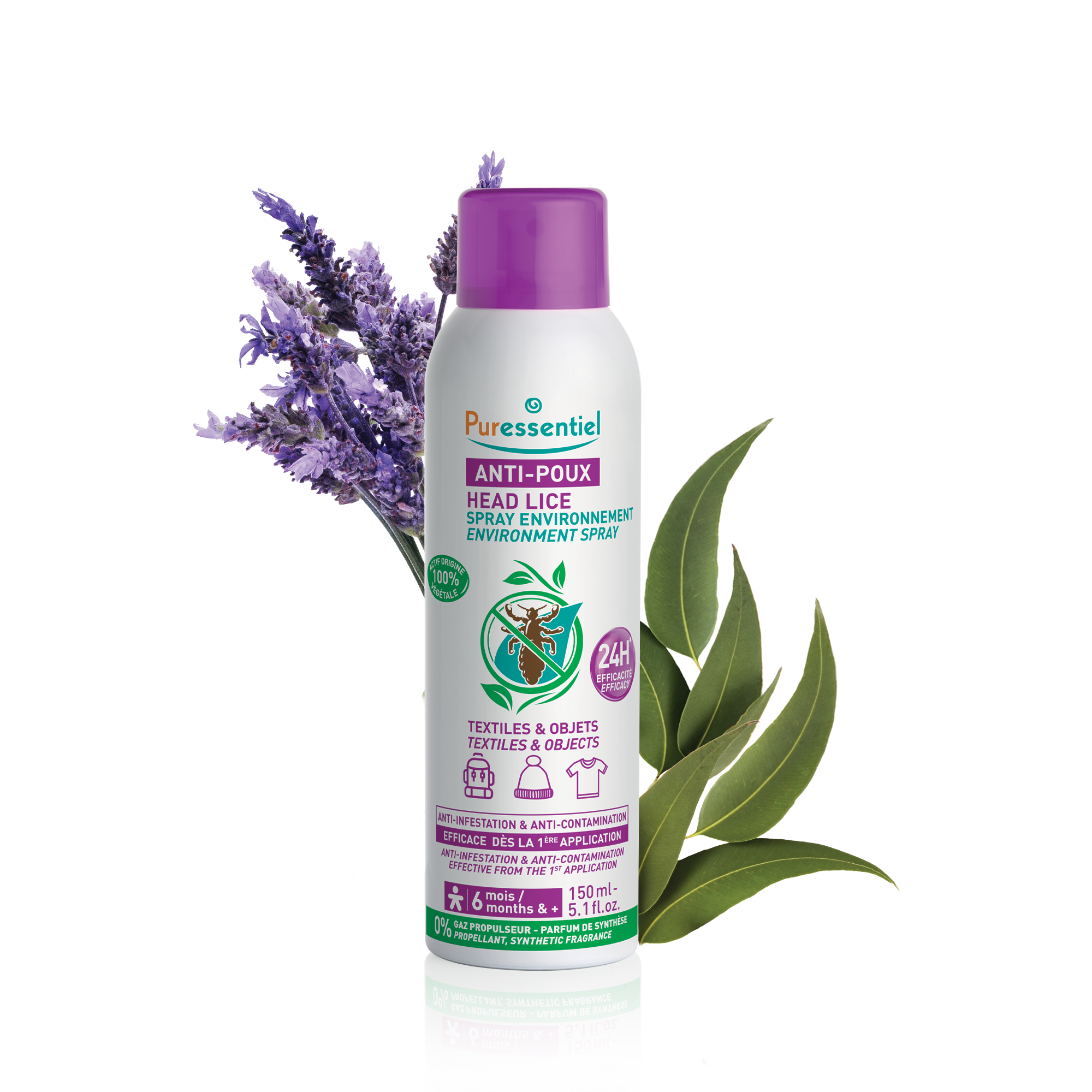 Puressentiel Spray environnement Anti-Poux 150 ml