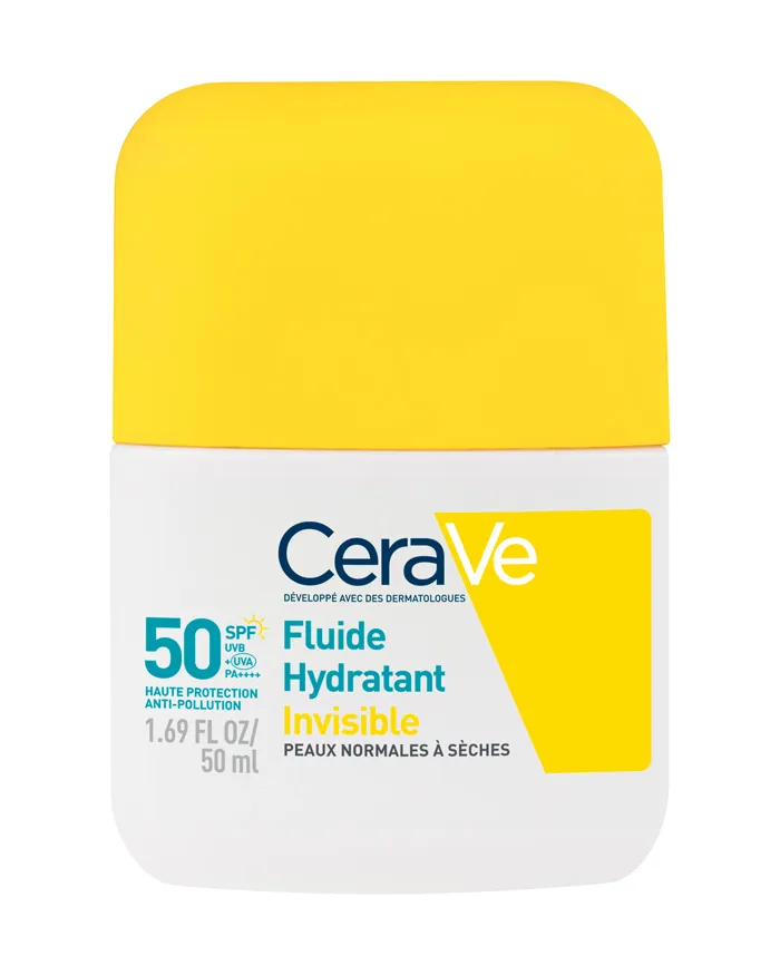 CeraVe Fluide Hydratant Invisible SPF50 Haute Protection 50 ml