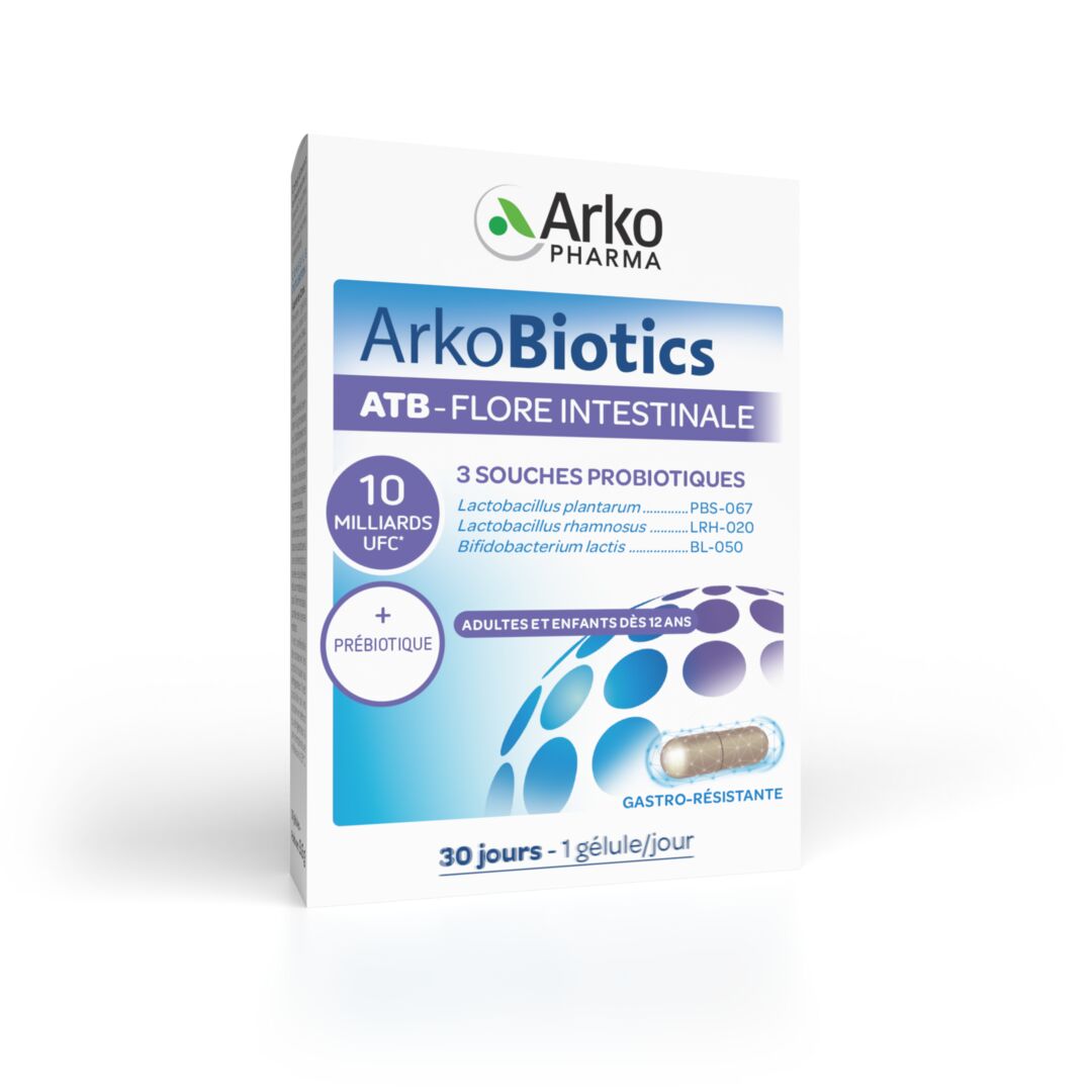 Arkopharma Arkobiotics® ATB Flore intestinale 30 gélules