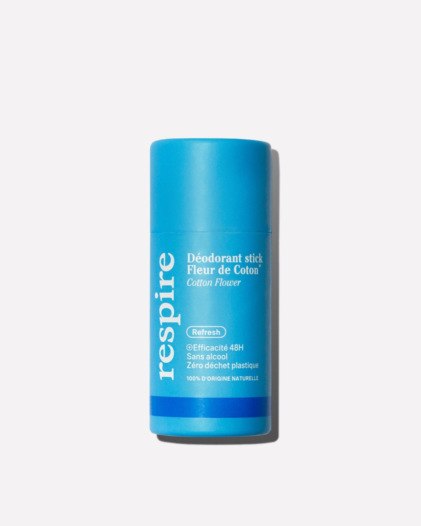Respire Déodorant stick certifié bio Fleur de coton (étui carton) 50 g