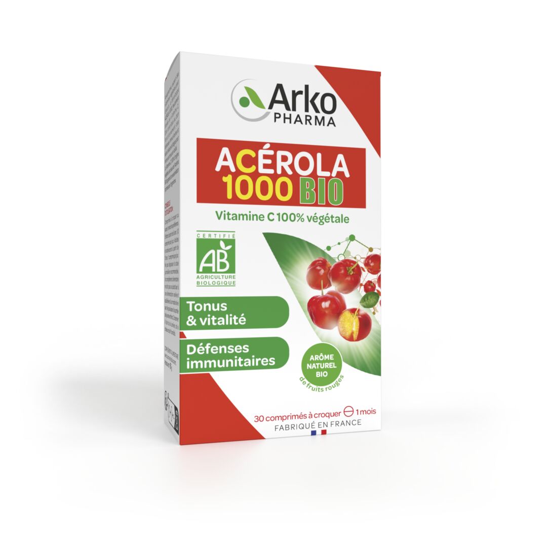 Arkopharma Acérola 1000 BIO - 30 cp. 30 comprimés