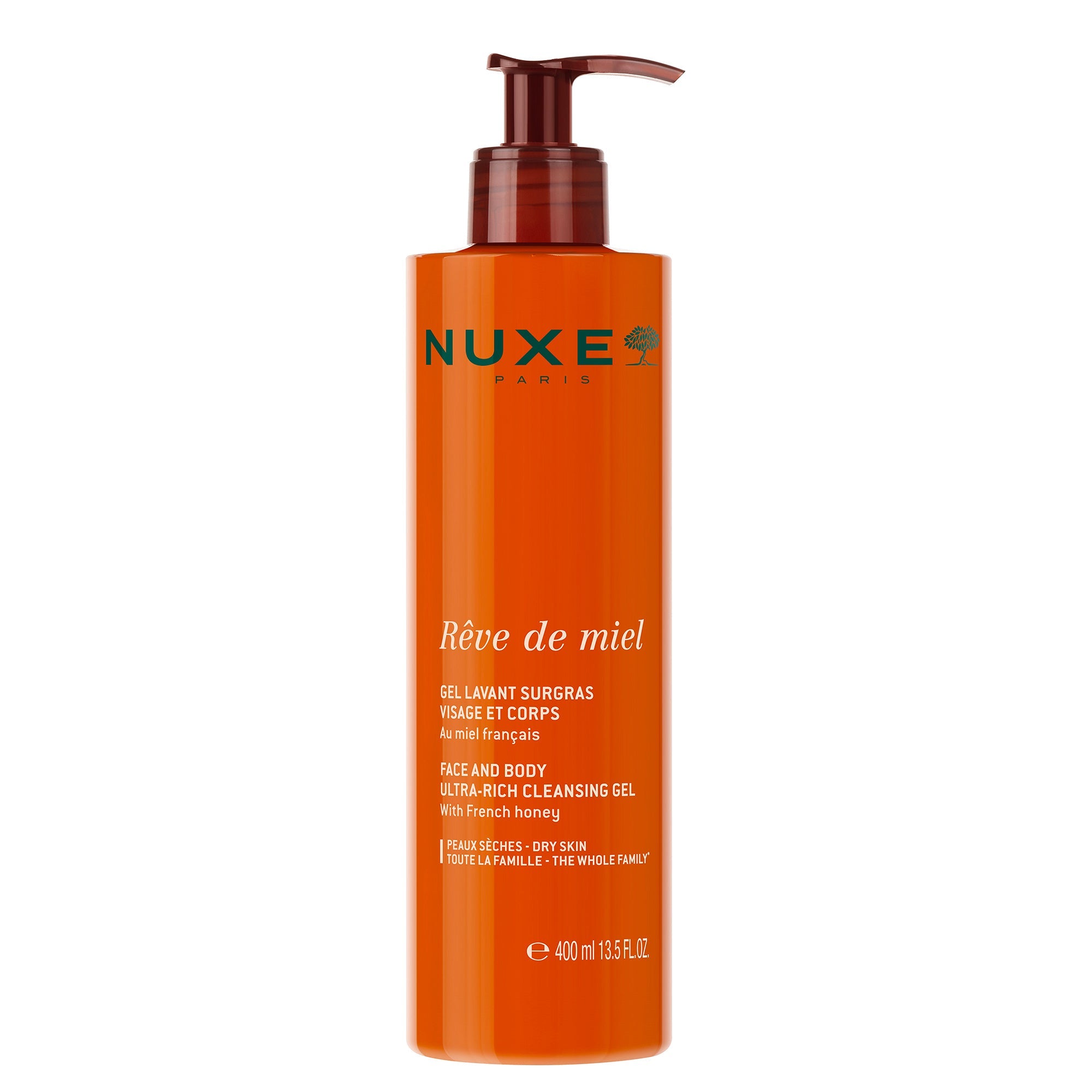 Nuxe Gel lavant surgras visage et corps 400 ml
