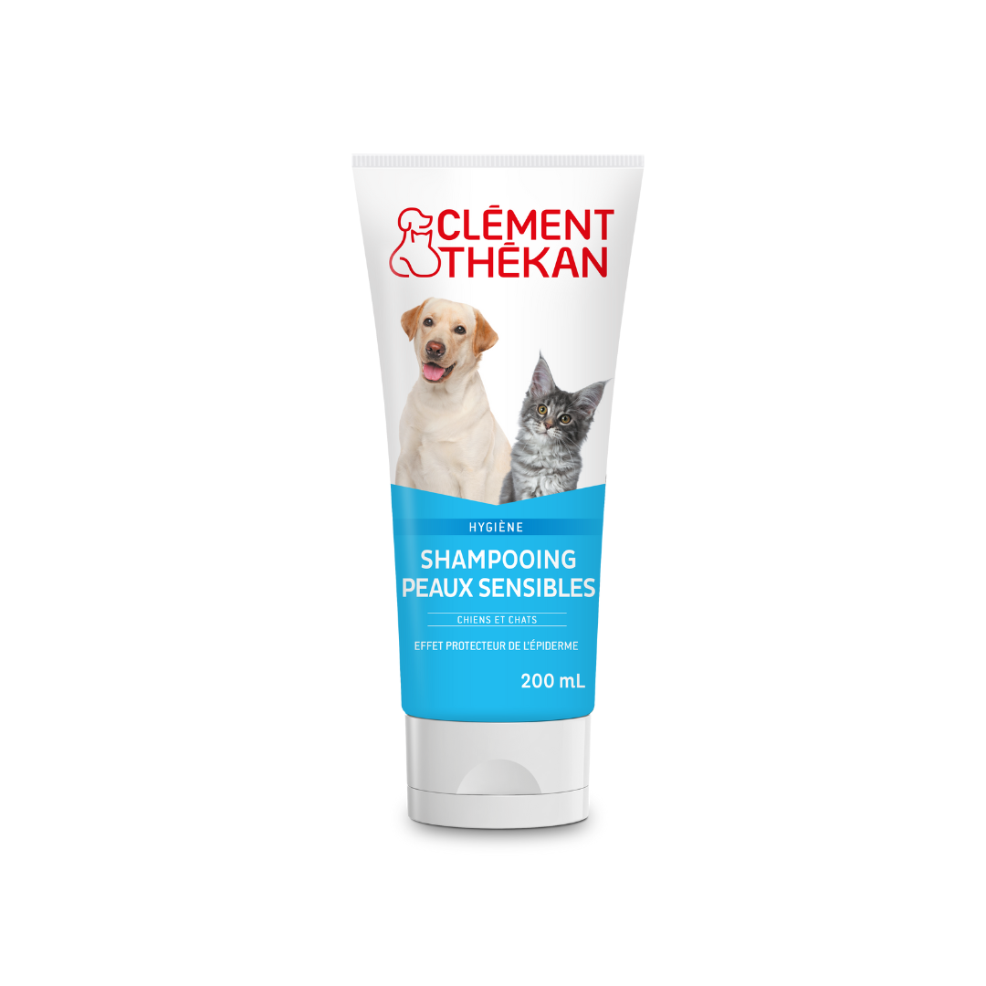 Clément Thékan Shampooing Peaux sensibles Chien et chat 200 mL
