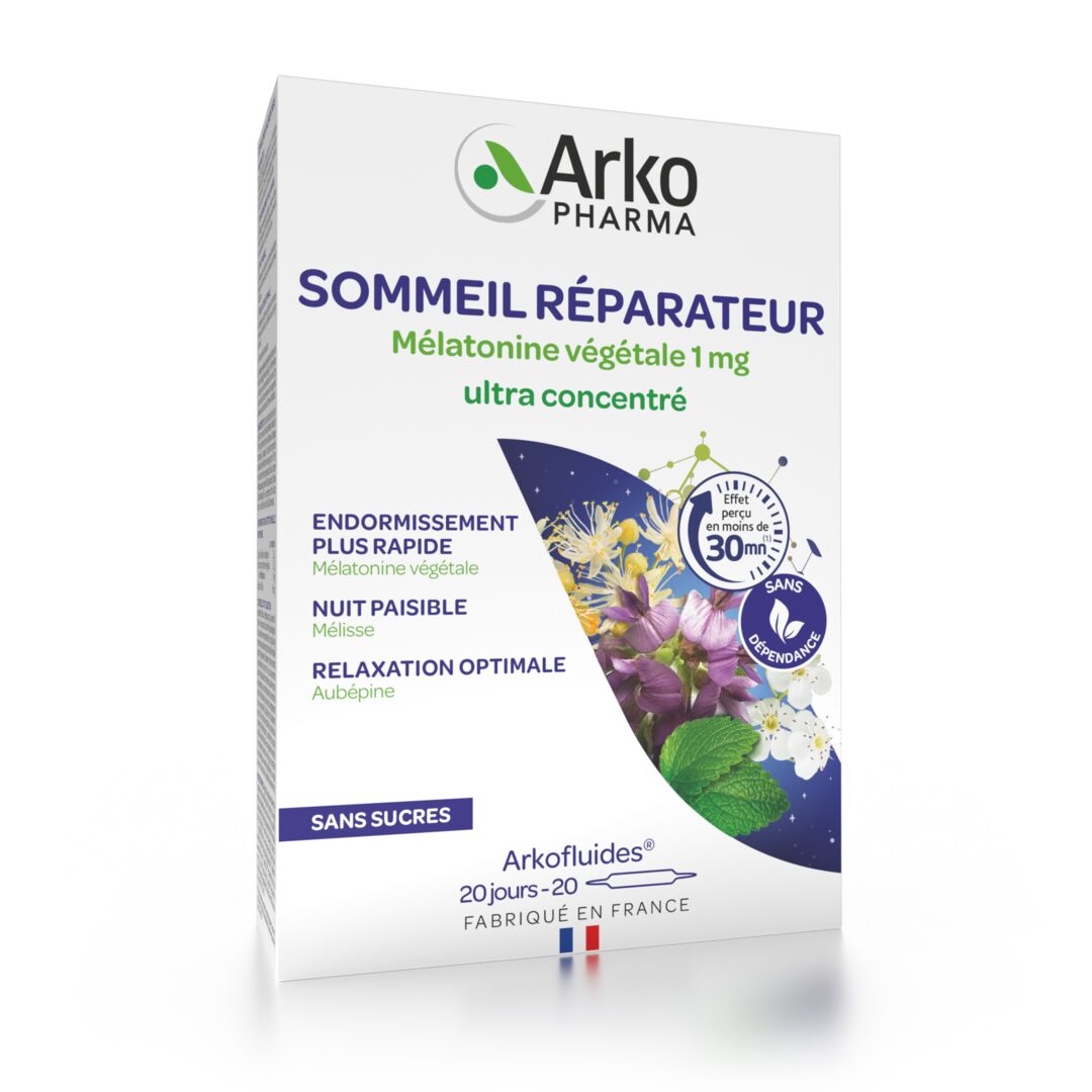 Arkopharma Arkofluides® Sommeil Réparateur 20 ampoules