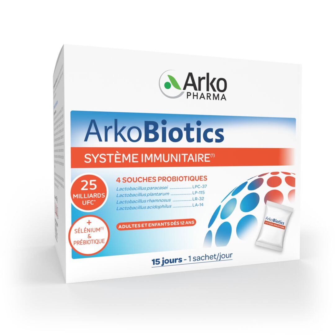 Arkopharma Arkobiotics® Système immunitaire 15 sachets