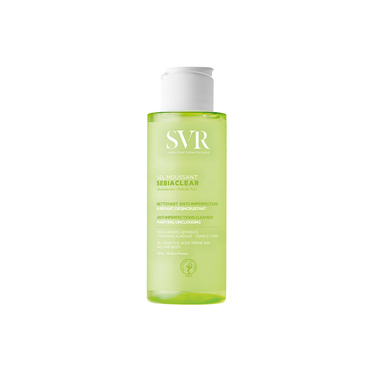 SVR Sebiaclear Gel Moussant 100ml