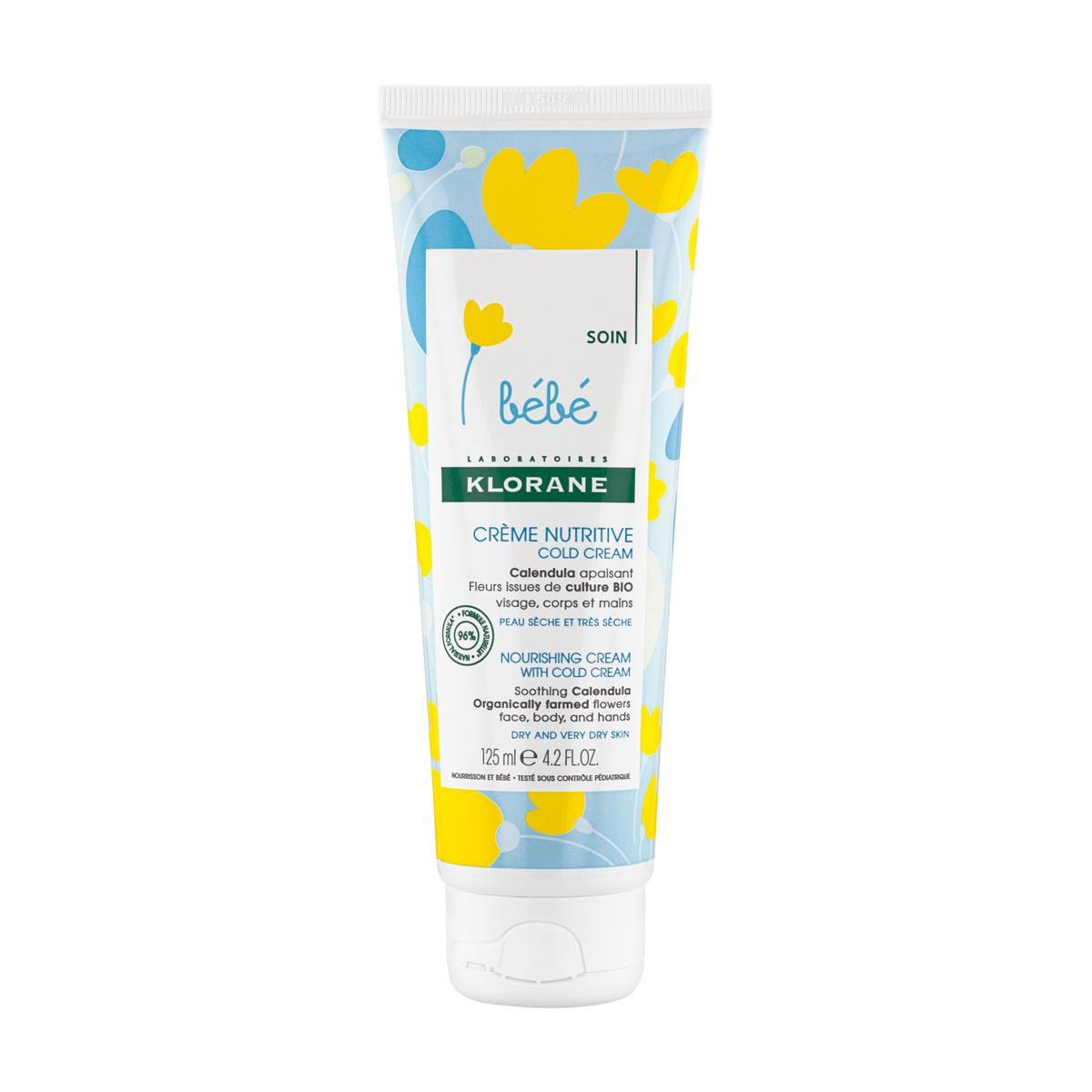 Klorane Crème nutritive au Cold Cream 125 ml