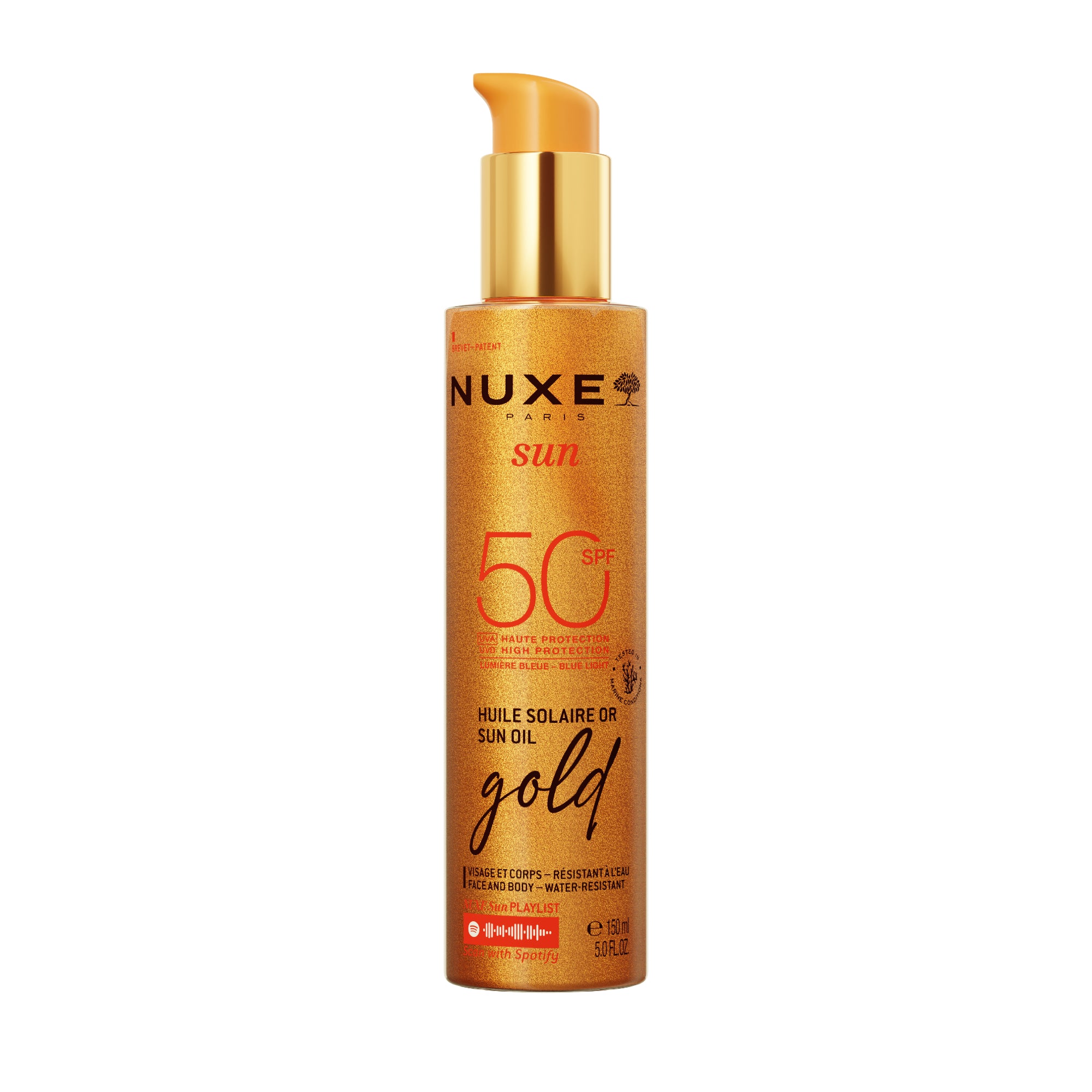 Nuxe Huile Solaire Or Haute Protection SPF50 150 ml