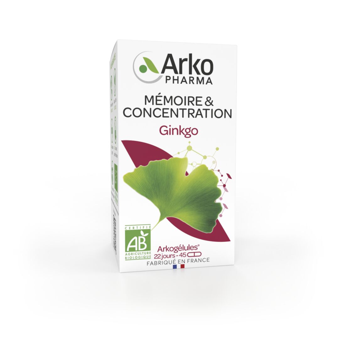 Arkopharma Arkogélules® BIO Ginkgo 45 gélules