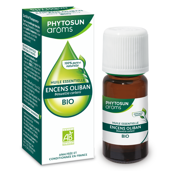 Phytosun Arôms Huile essentielle Encens oliban Bio 5 ml