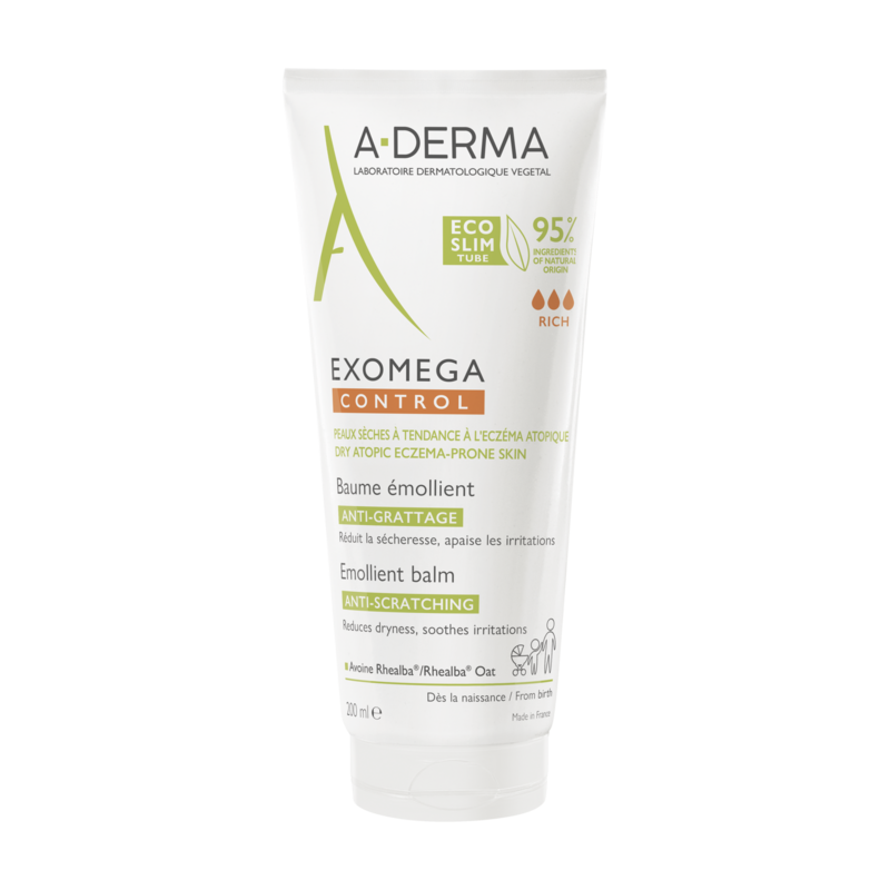 A-Derma Exomega Control Baume émollient anti-démangeaisons 200 ml