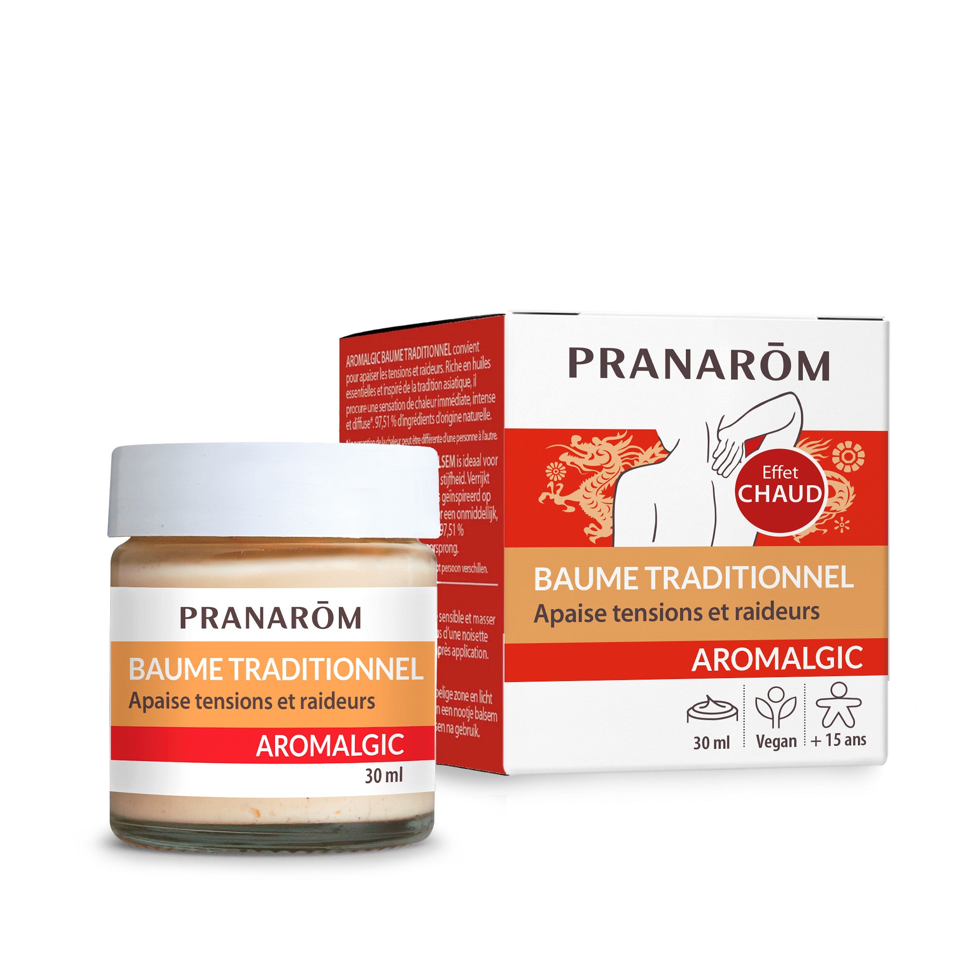 Pranarôm Baume traditionnel pour muscles 30 ml