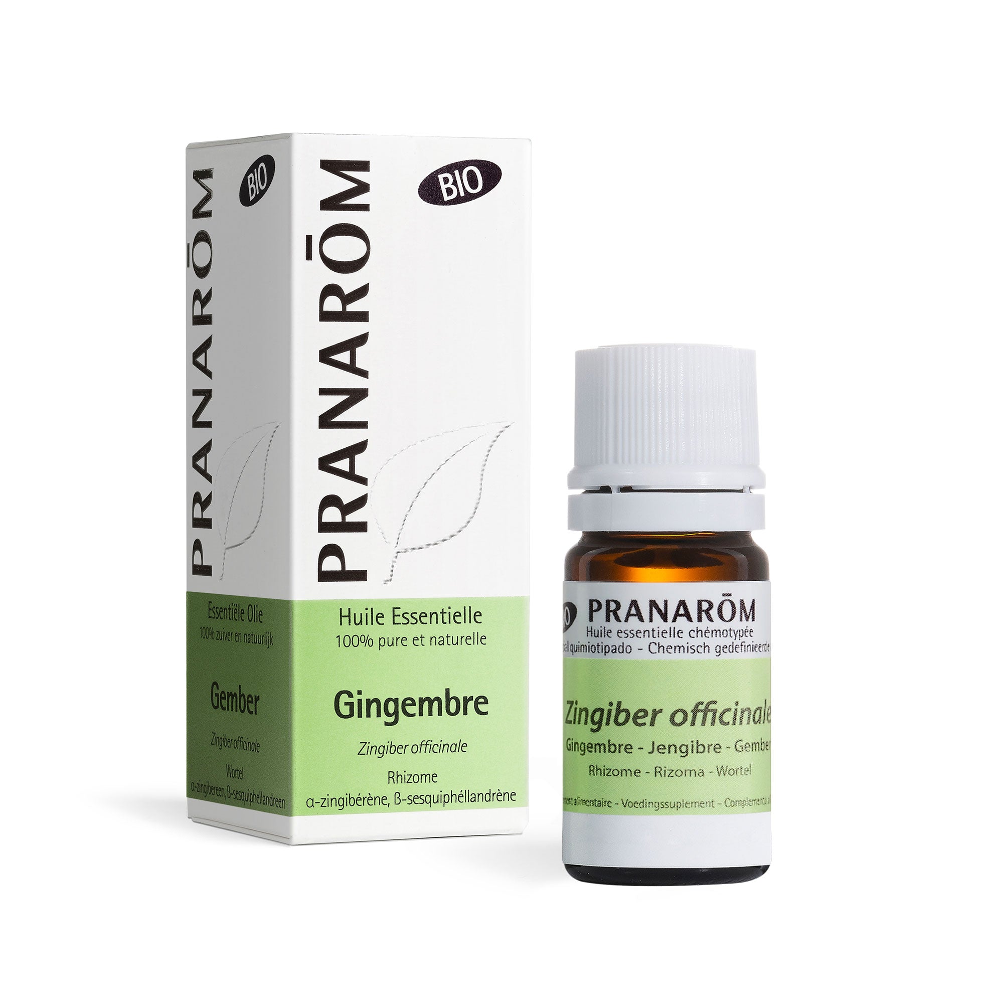 Pranarôm Huile essentielle de Gingembre BIO 5 ml