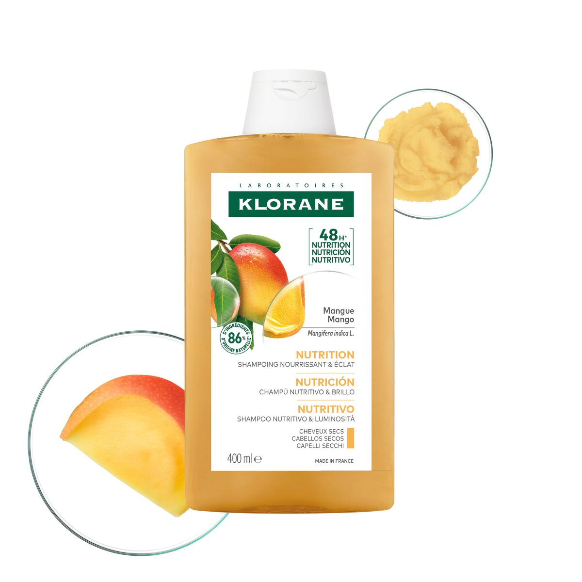 Klorane Nutrition Shampoing nourrissant et éclat 100 ml
