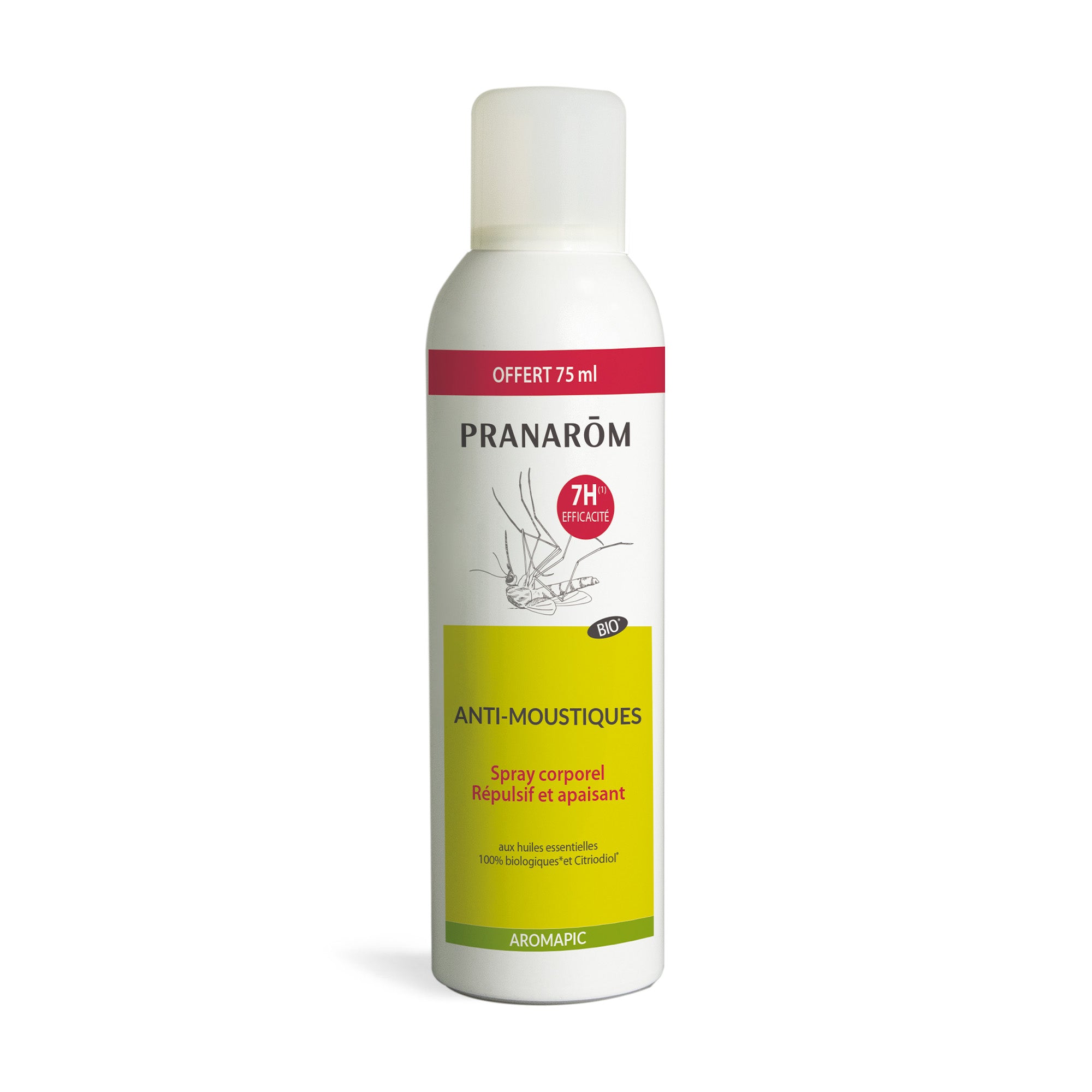 Pranarôm Spray corps anti-moustiques BIO 200 ml