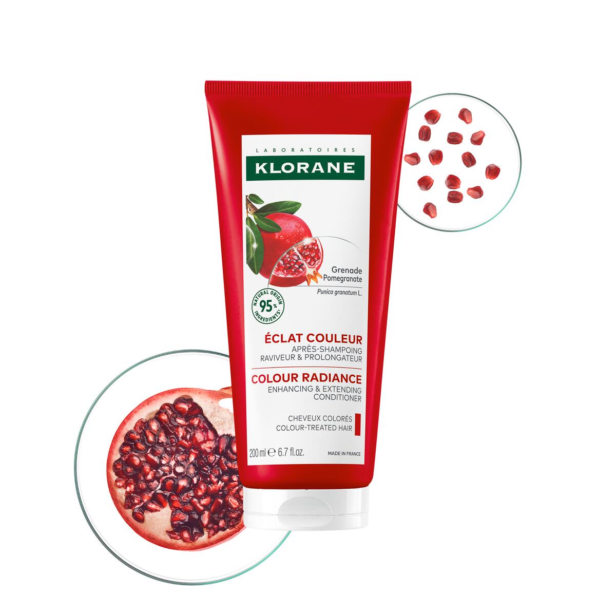 Klorane Éclat couleur Après-shampoing raviveur et prolongateur 200 ml