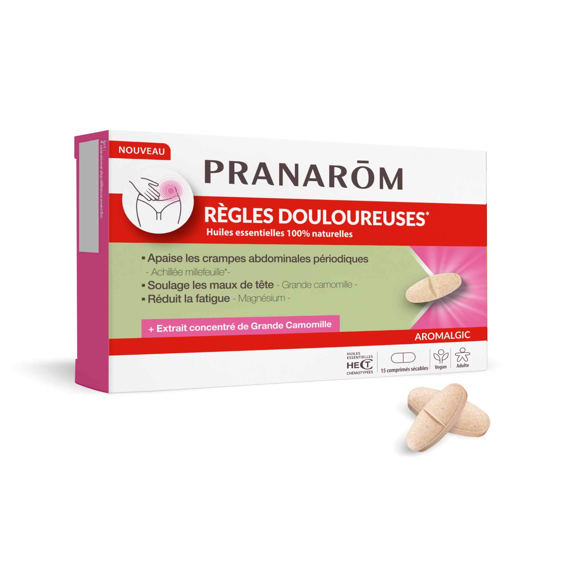 Pranarôm Comprimés pour règles douloureuses 15 comprimés