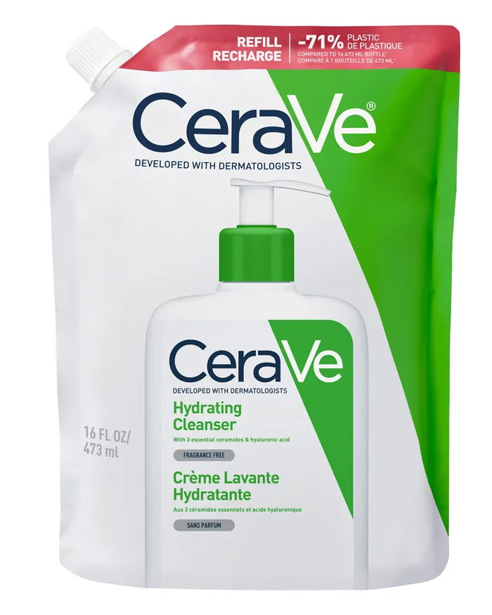 CeraVe Crème Lavante Hydratante Recharge 473 ml