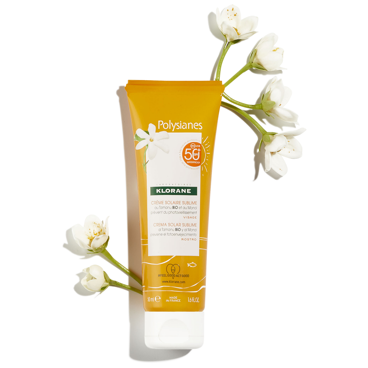 Klorane Crème solaire sublime SPF 50 50 ml