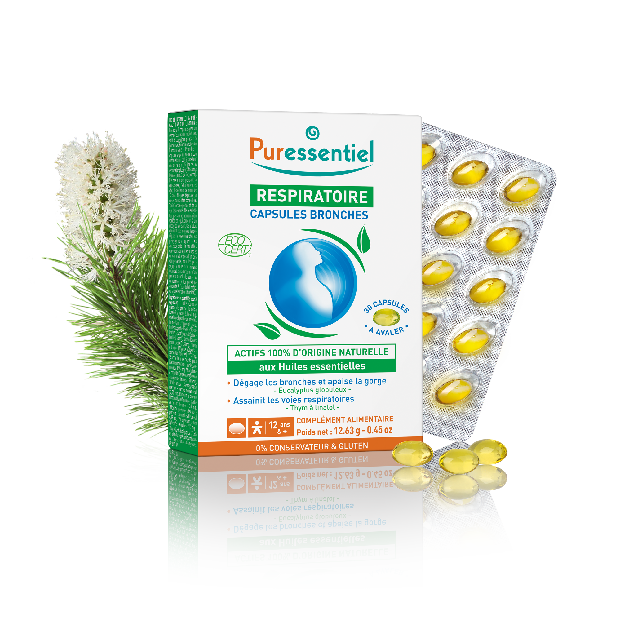 Puressentiel Capsules Bronches 30 capsules