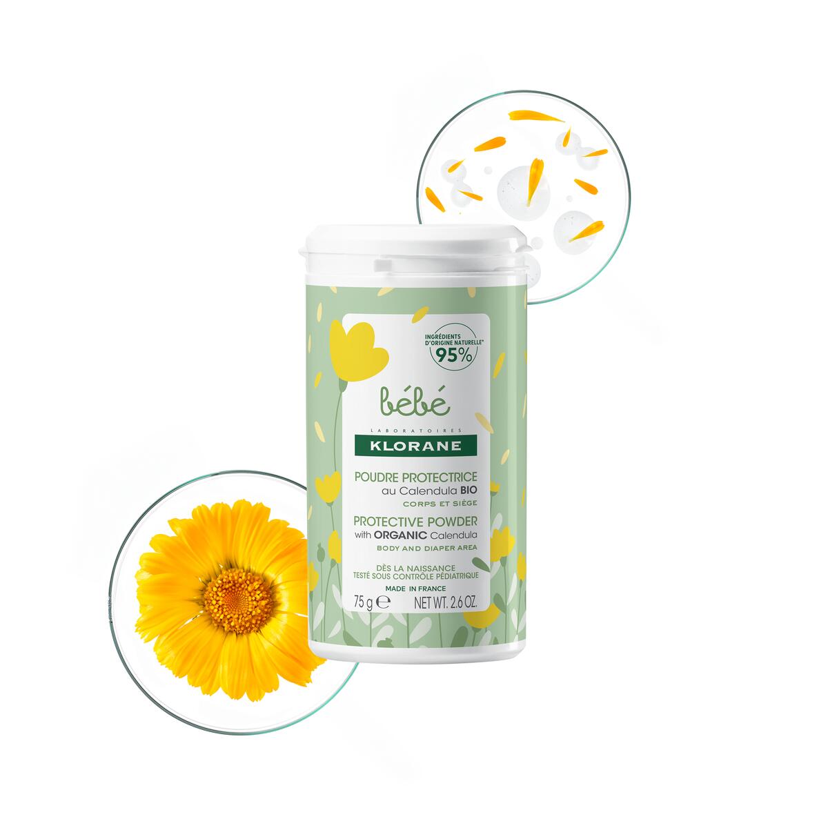 Klorane Poudre protectrice au Calendula BIO 75gr