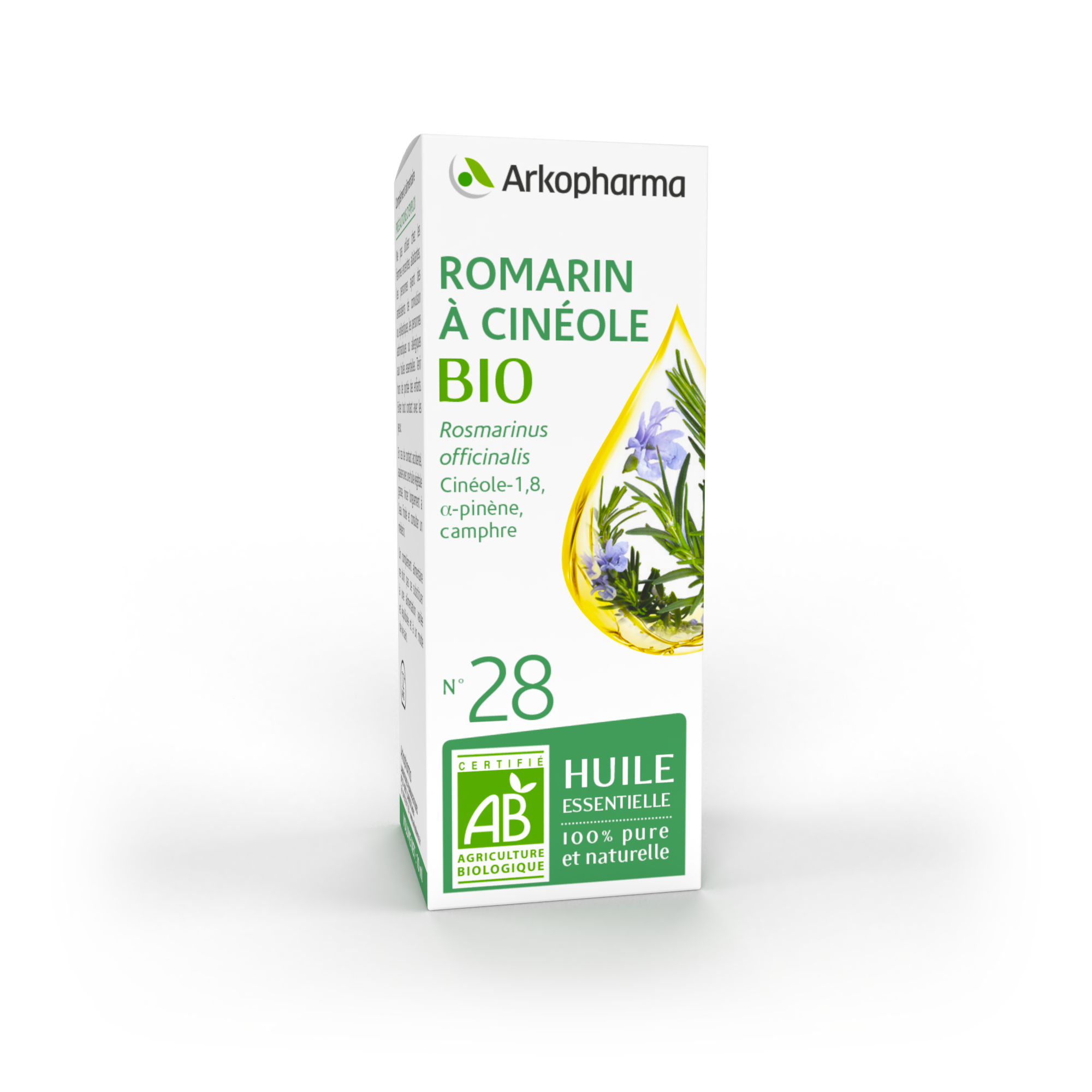 Arkopharma Huile essentielle de Romarin à Cinéole BIO 10 ml
