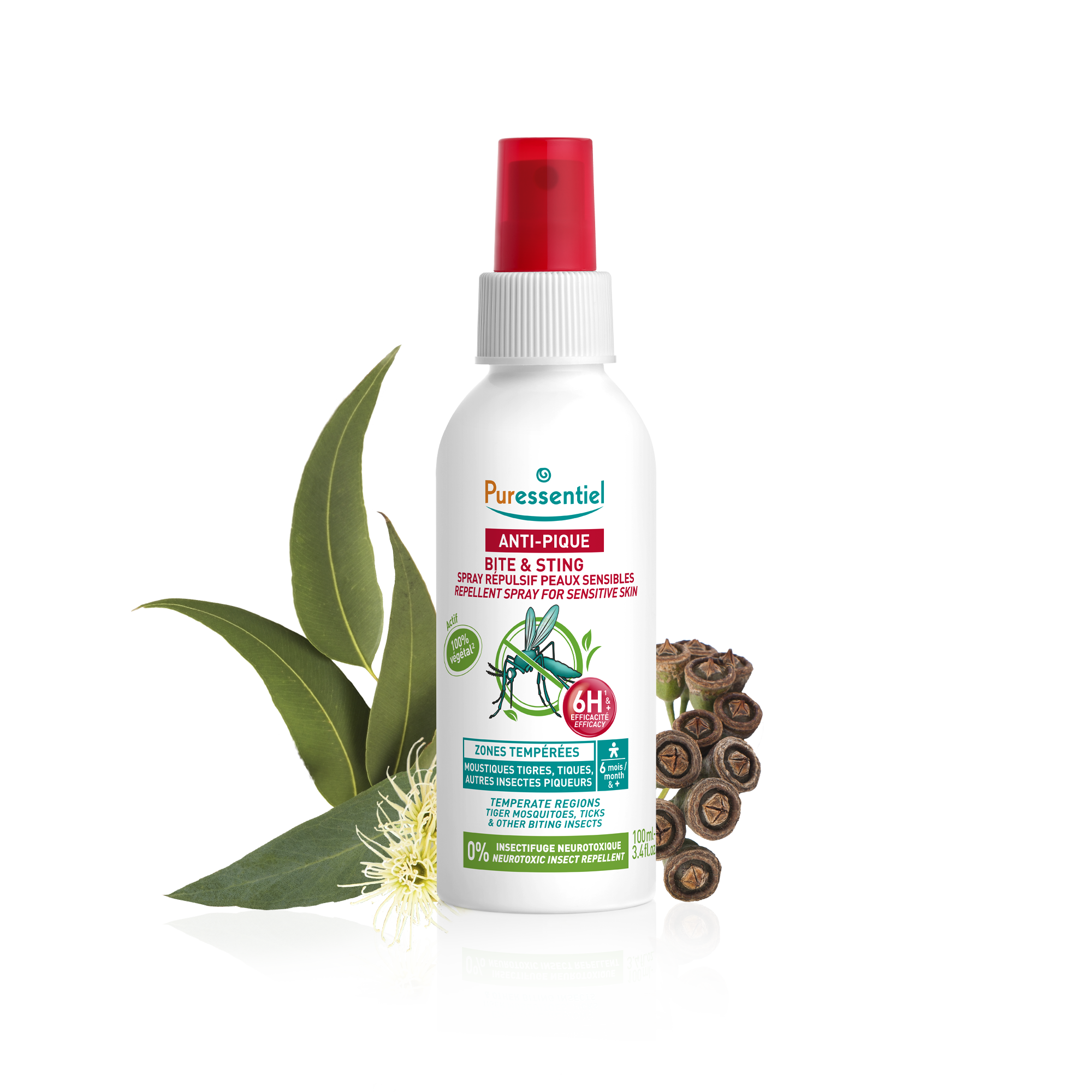 Puressentiel Spray répulsif peaux sensibles 100 ml