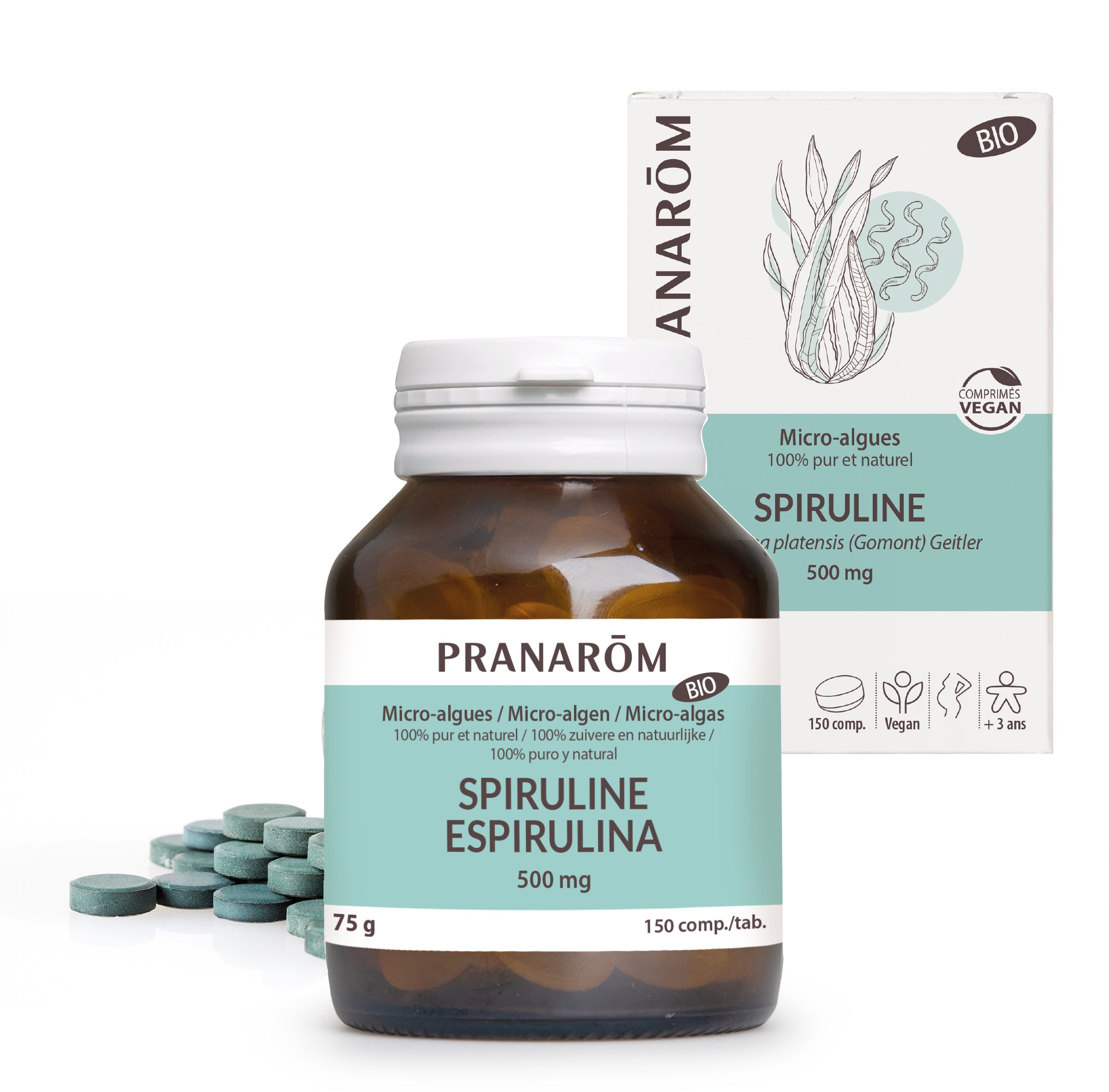 Pranarôm Spiruline BIO 75 g