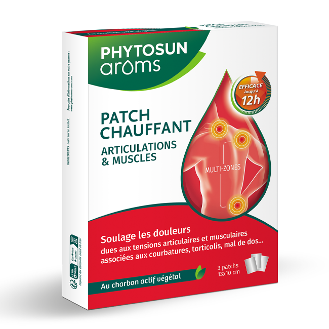 Phytosun Arôms Patch chauffant articulations & muscles 3 patchs