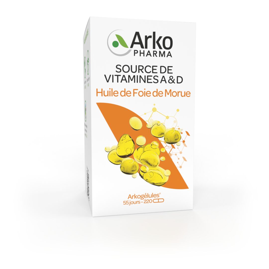 Arkopharma Arkogélules® Huile de Foie de Morue 220 capsules