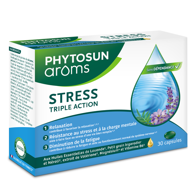 Phytosun Arôms Stress triple action 30 capsules