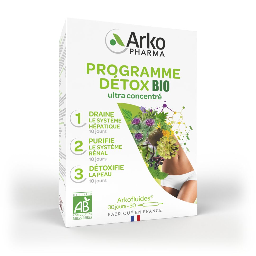 Arkopharma Arkofluides® BIO Programme Détox 30 ampoules