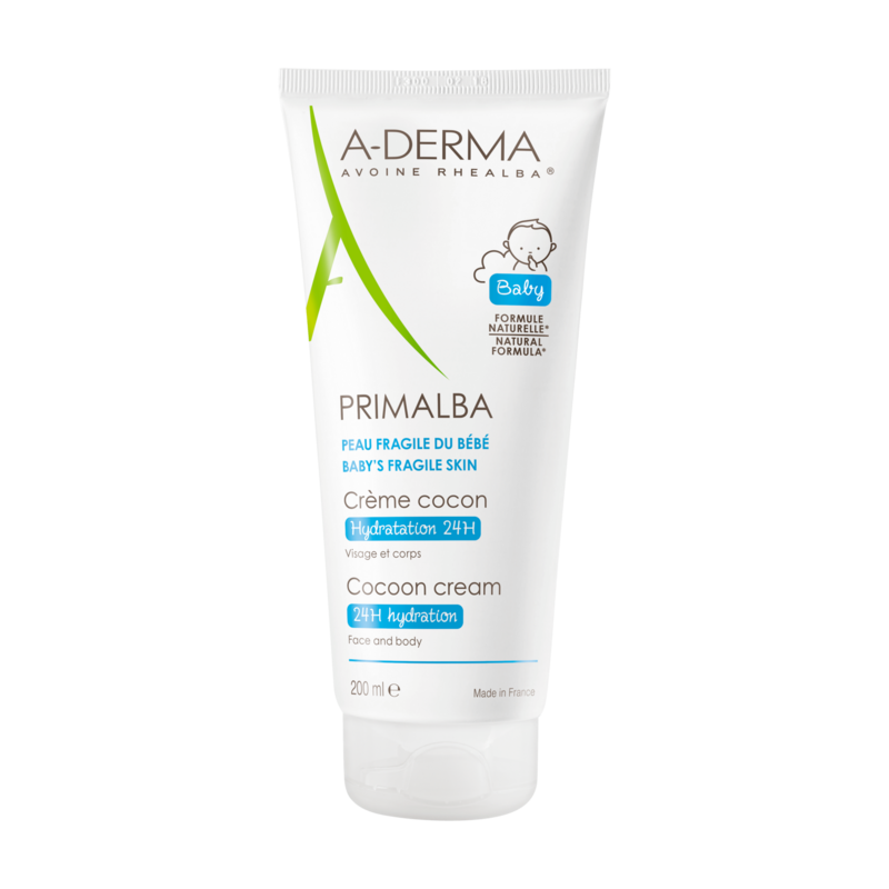 A-Derma Primalba Crème cocon bébé hydratation 24h 200 ml
