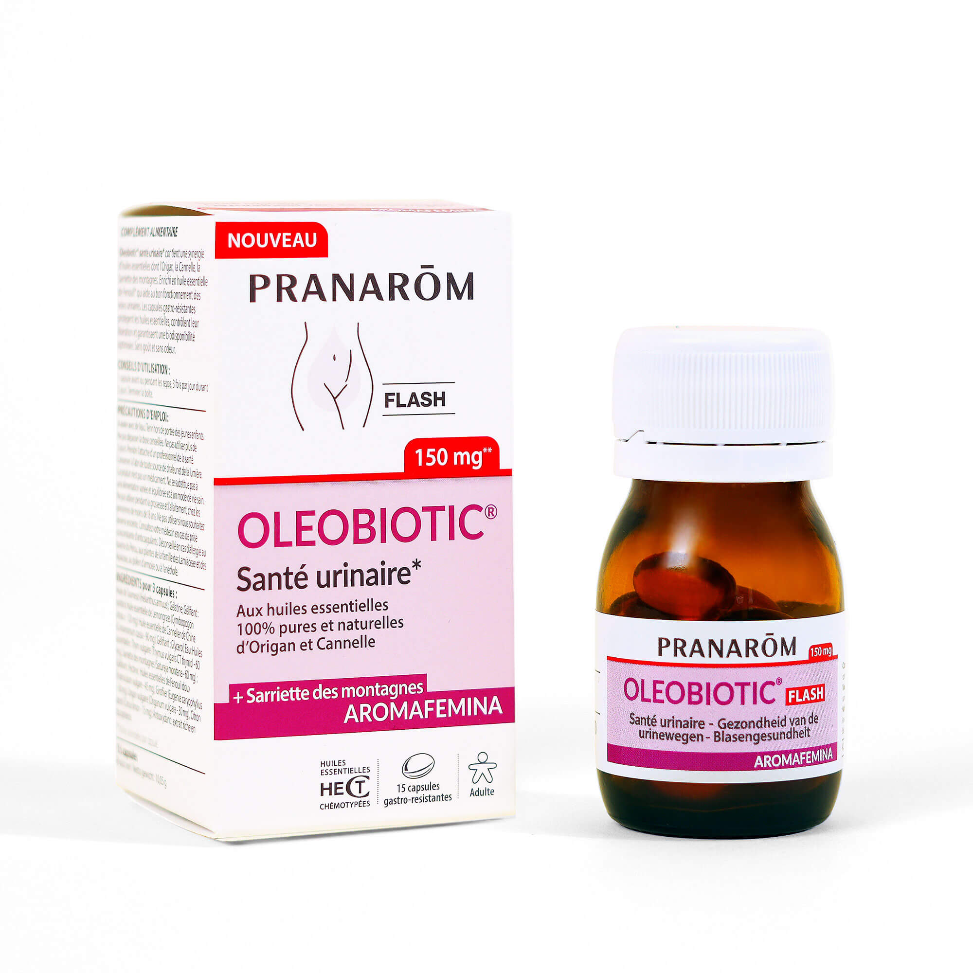 Pranarôm Oleobiotic® santé urinaire FLASH