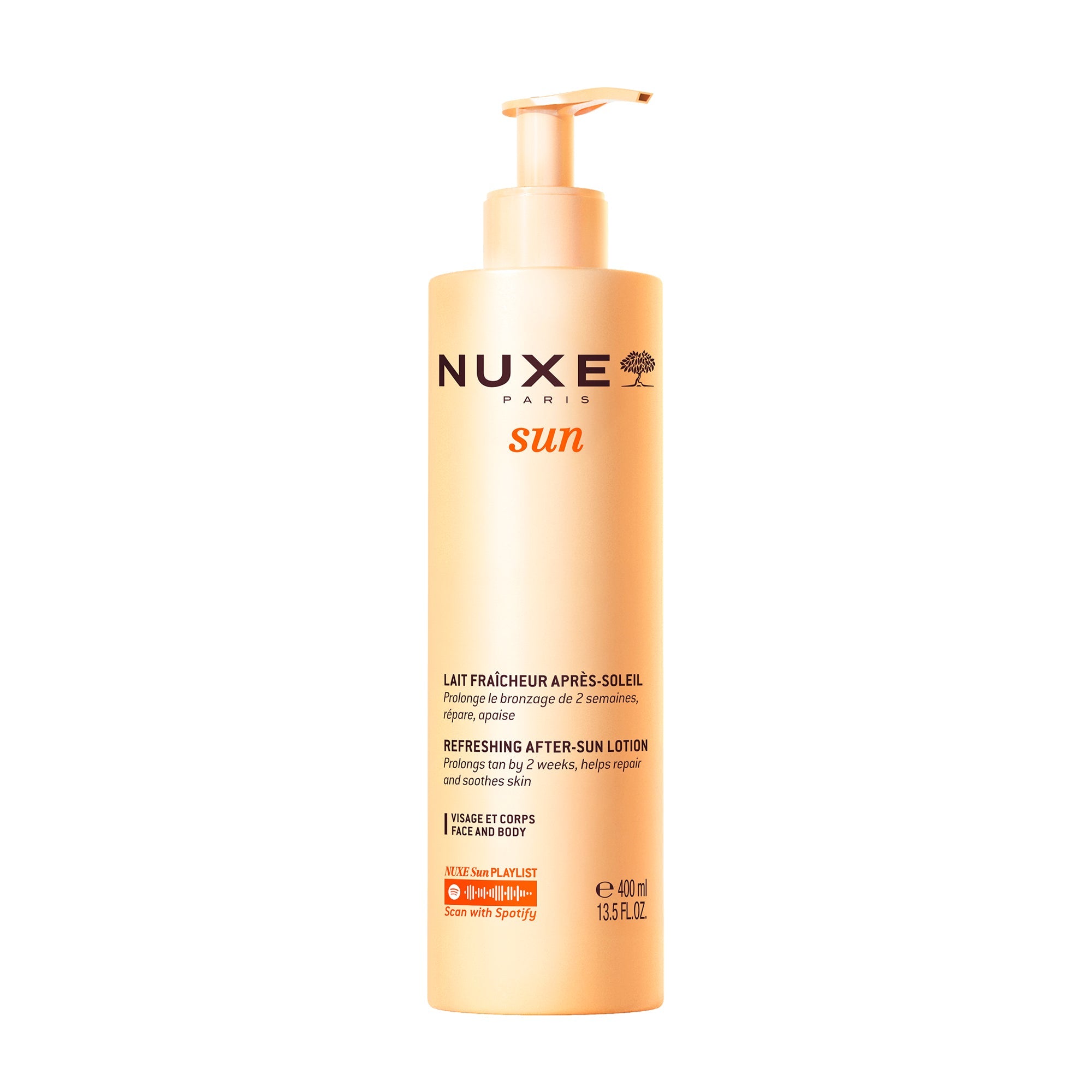 Nuxe Lait Fraicheur Après-Soleil visage et corps 400 ml - Formule originale