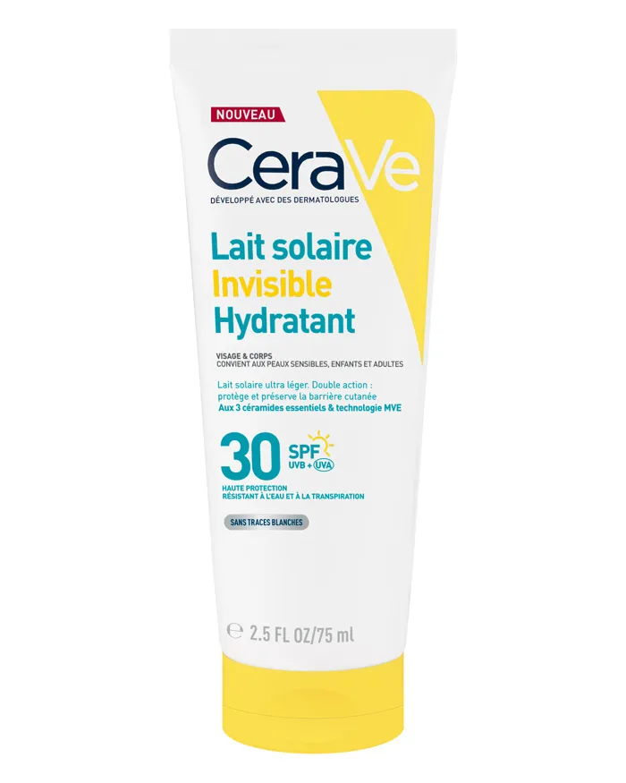 CeraVe Lait Solaire Invisible Hydratant SPF30 Haute Protection 177 ml