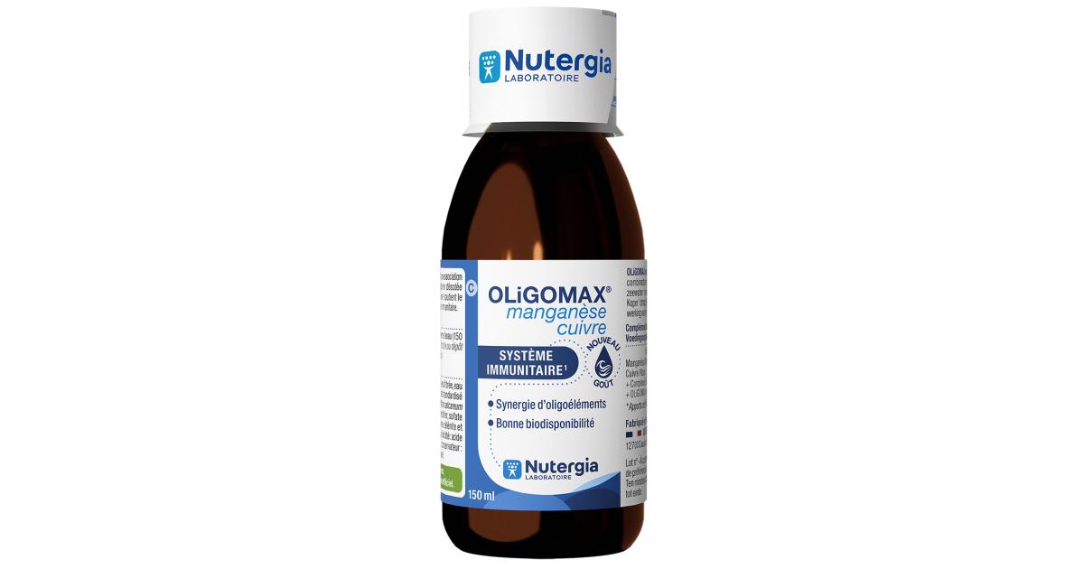 Nutergia Oligomax Manganèse - Cuivre 150 ml