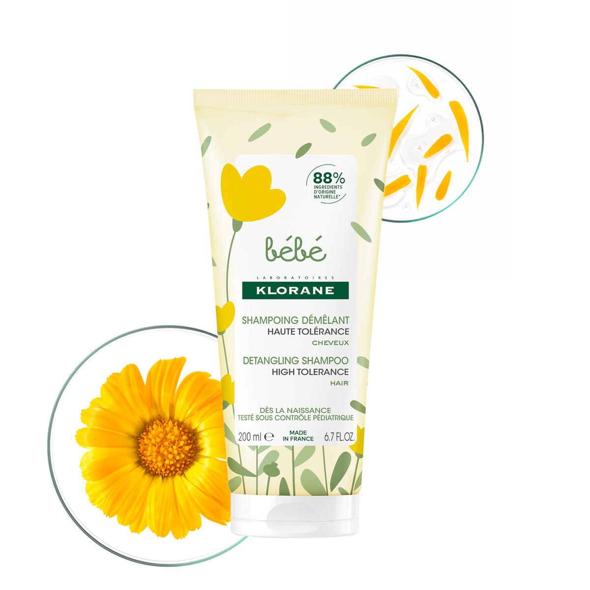 Klorane Shampoing démêlant 200 ml