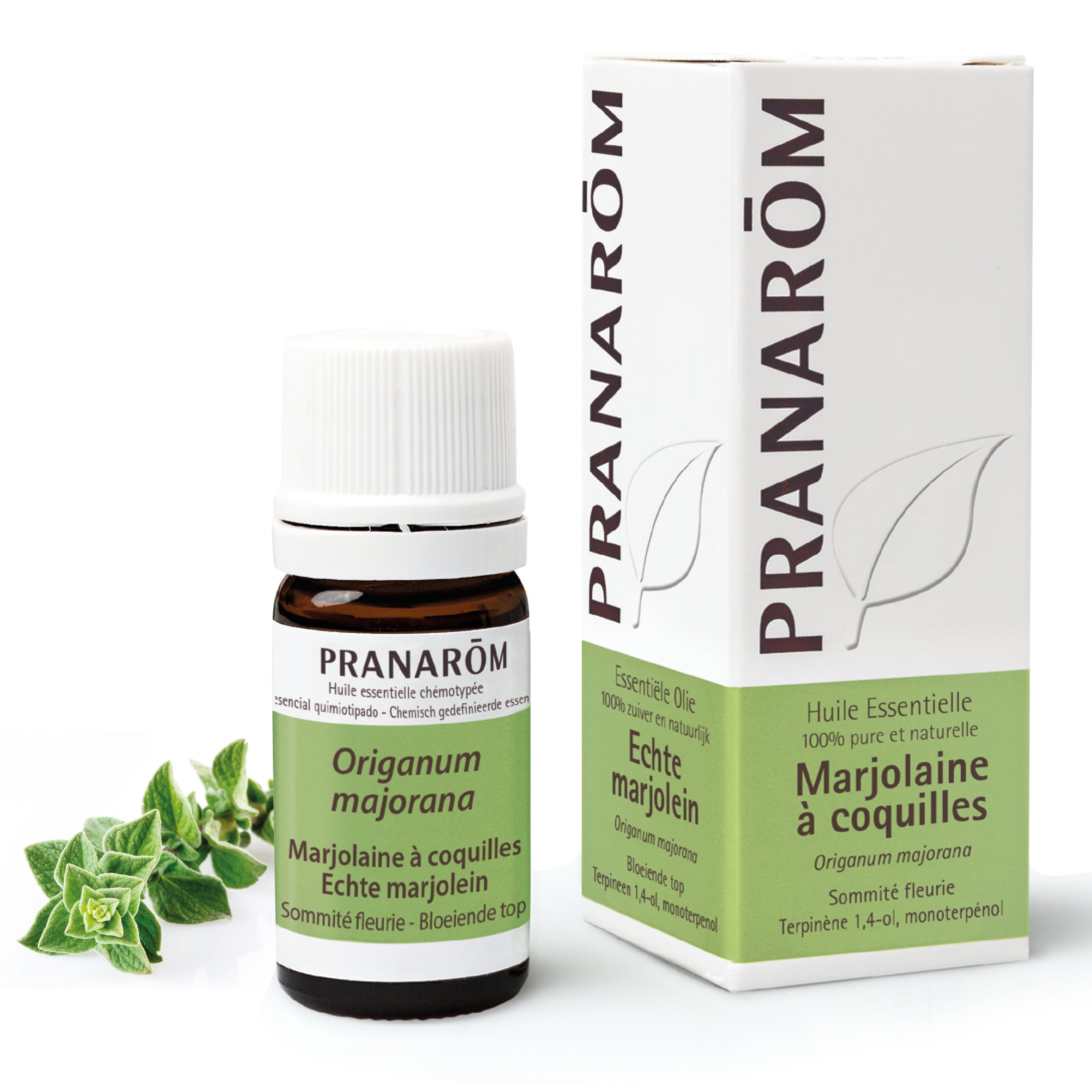 Pranarôm Huile essentielle de Marjolaine à coquilles 5 ml
