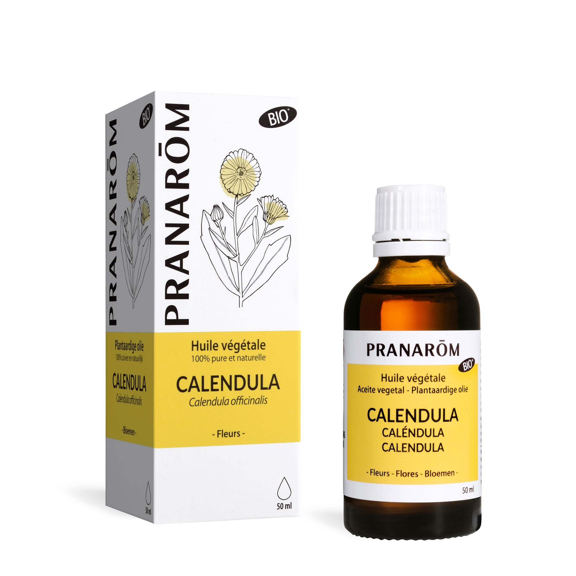 Pranarôm Huile végétale de Calendula BIO 50 ml
