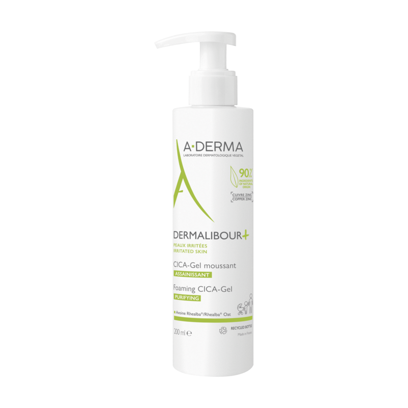 A-Derma Dermalibour+ CICA-Gel moussant assainissant 200 ml