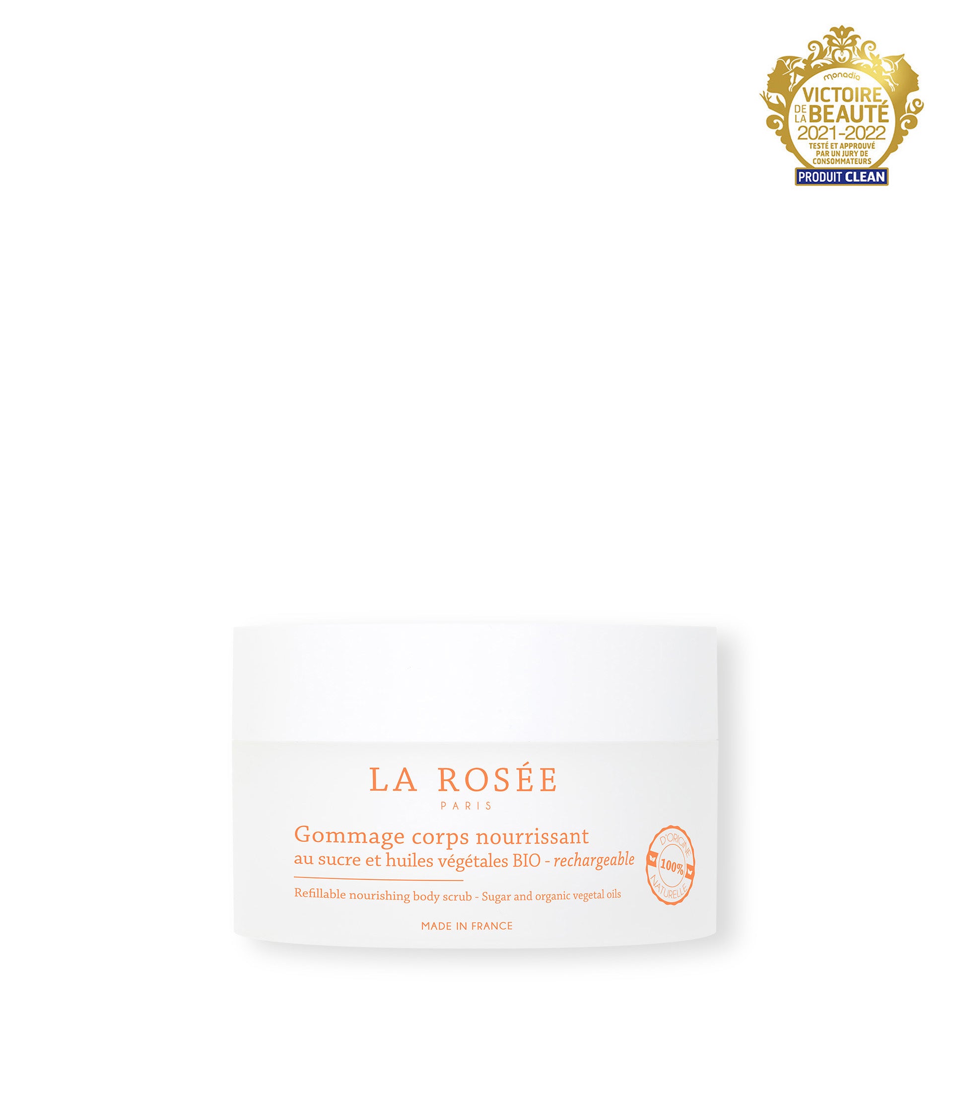La Rosée Gommage corps nourrissant rechargeable 200 g
