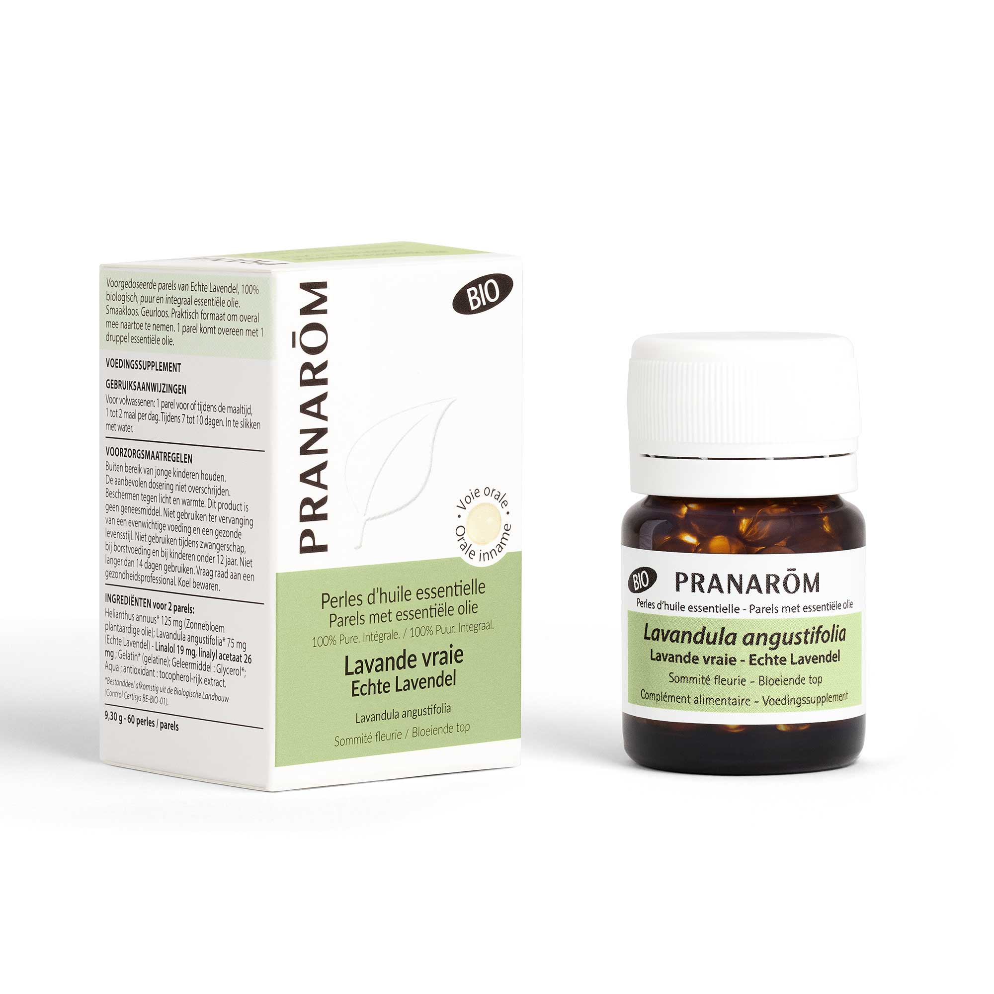 Pranarôm Perles d'Huile essentielle de Lavande vraie BIO