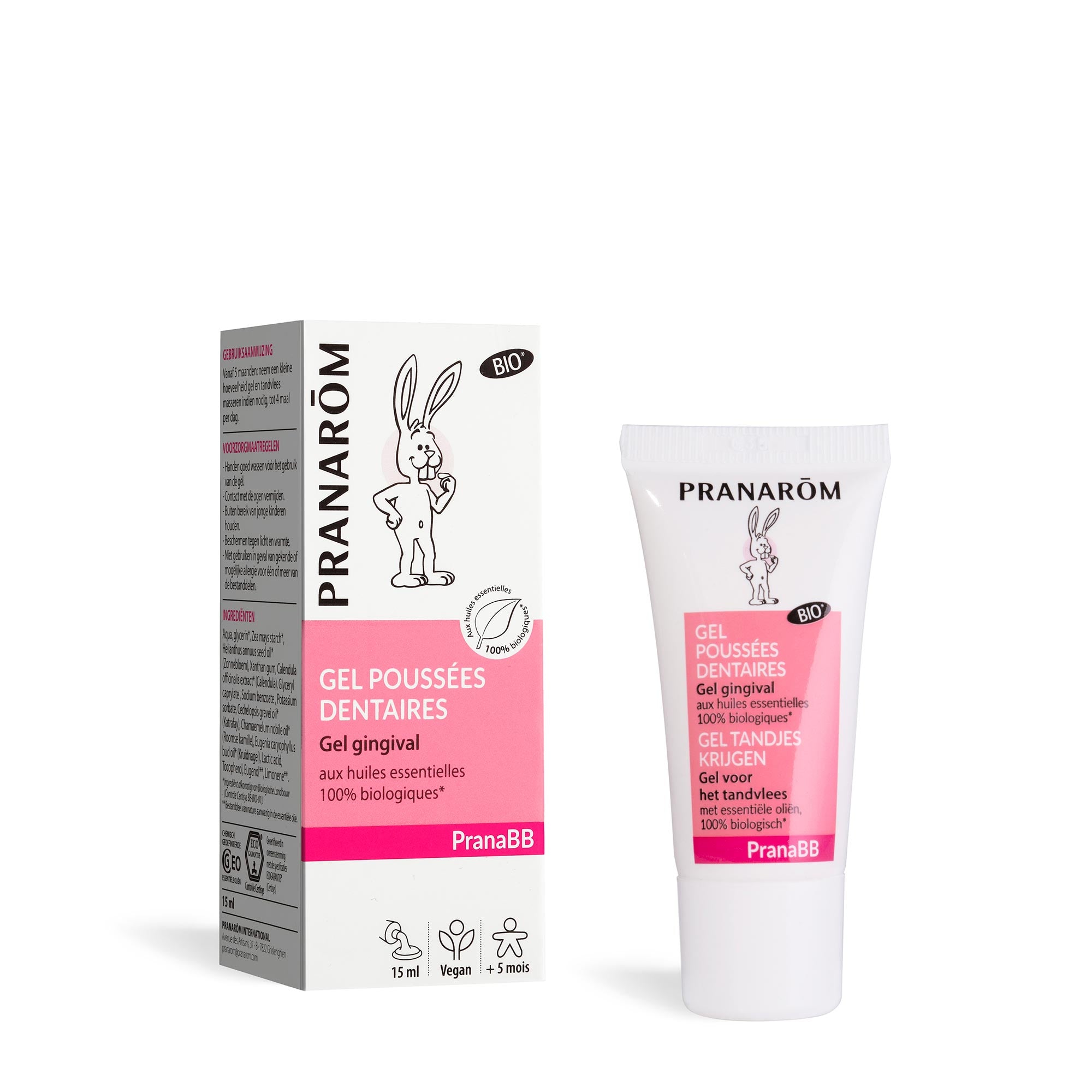 Pranarôm Gel gingival pour poussées dentaires BIO 15 ml