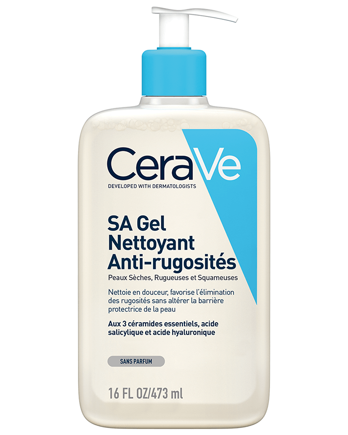 CeraVe Gel Nettoyant Anti-Rugosités à l'Acide Salicylique 473 ml