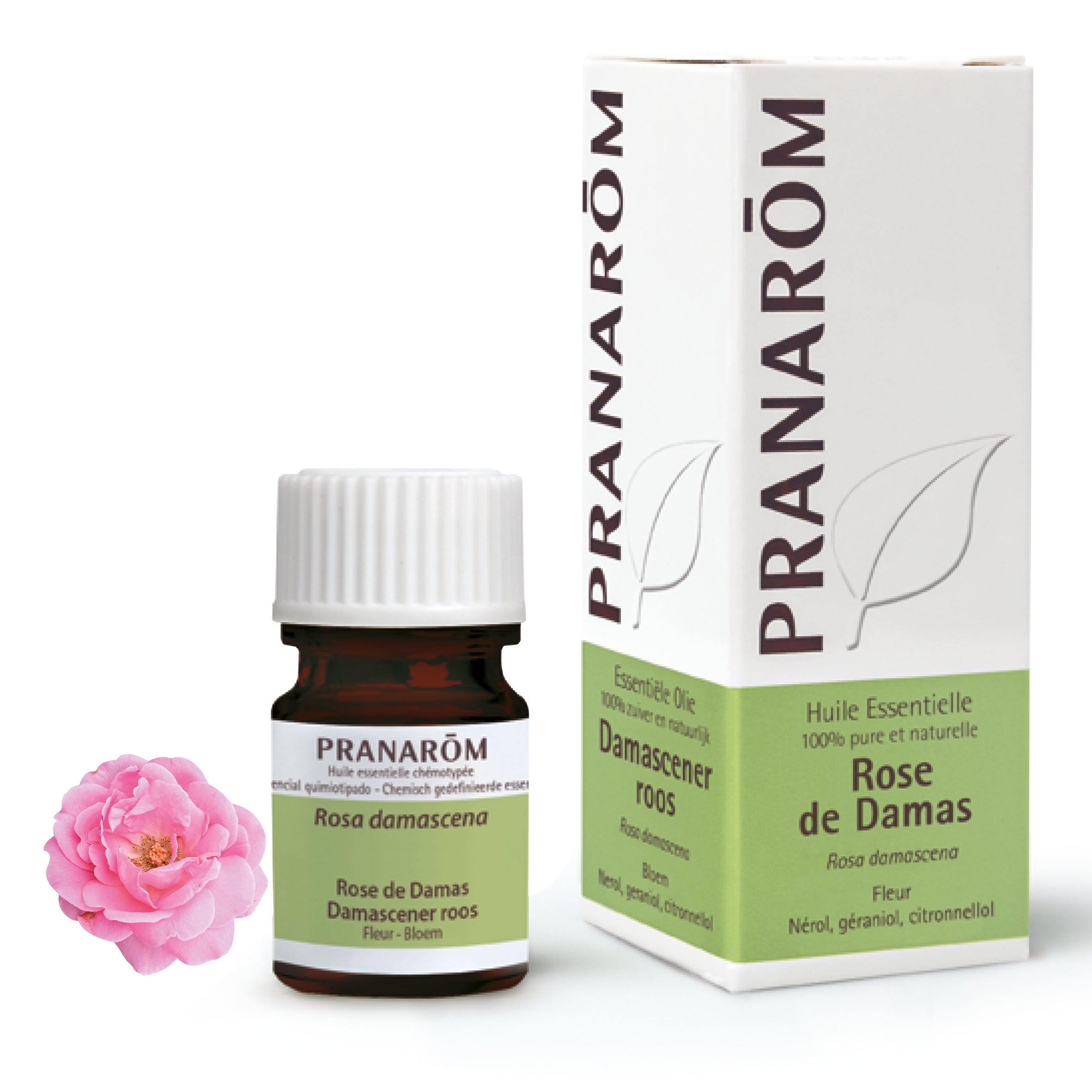 Pranarôm Huile essentielle de Rose de Damas 5 ml