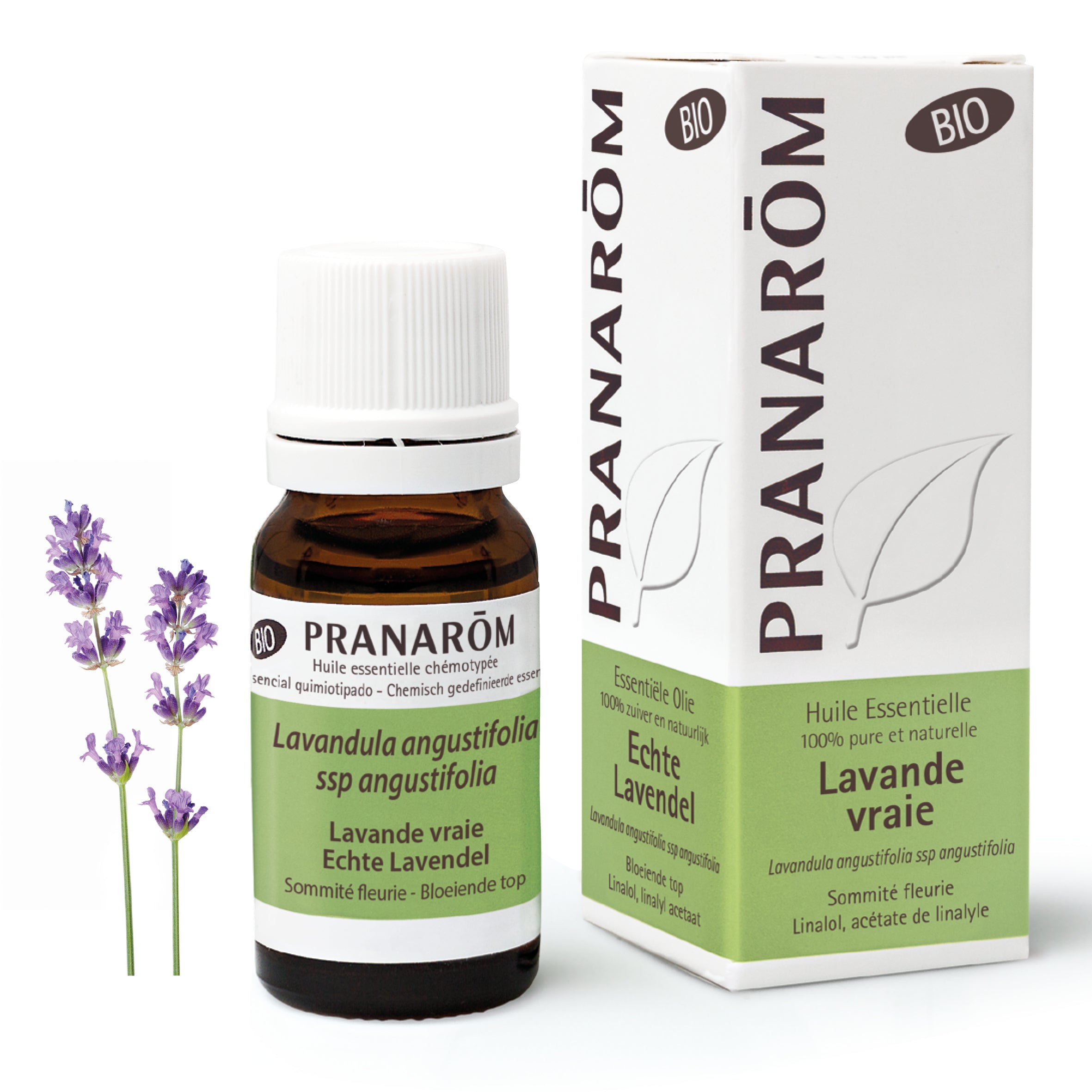 Pranarôm Huile essentielle de Lavande vraie BIO 10 ml
