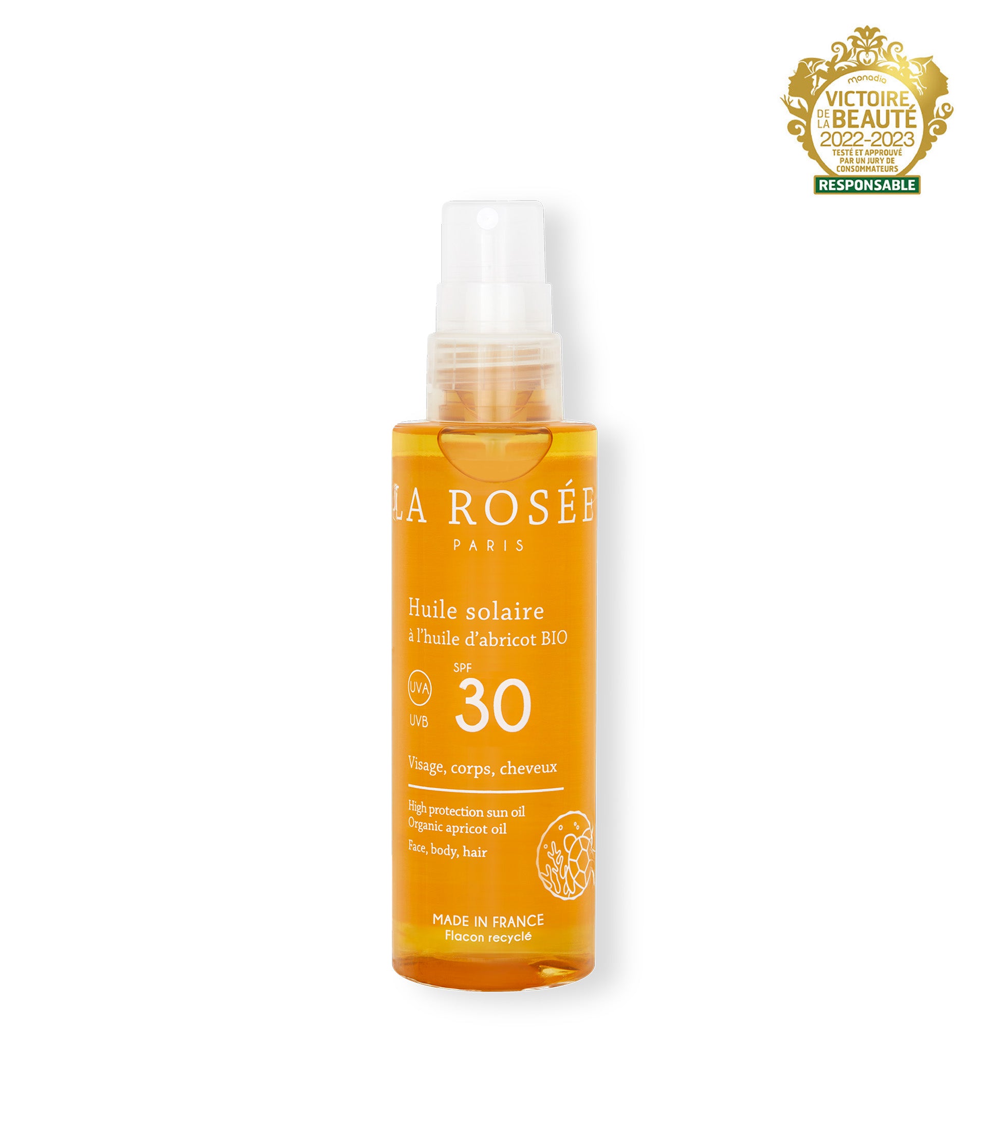 La Rosée Huile solaire SPF 30 150 ml