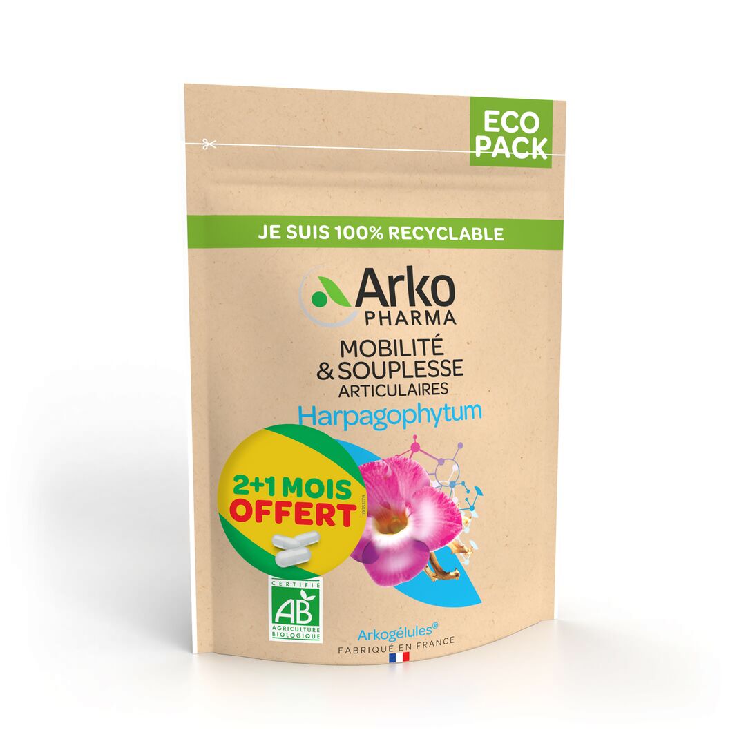 Arkopharma Arkogélules® BIO Harpagophytum ECO Pack 3 mois