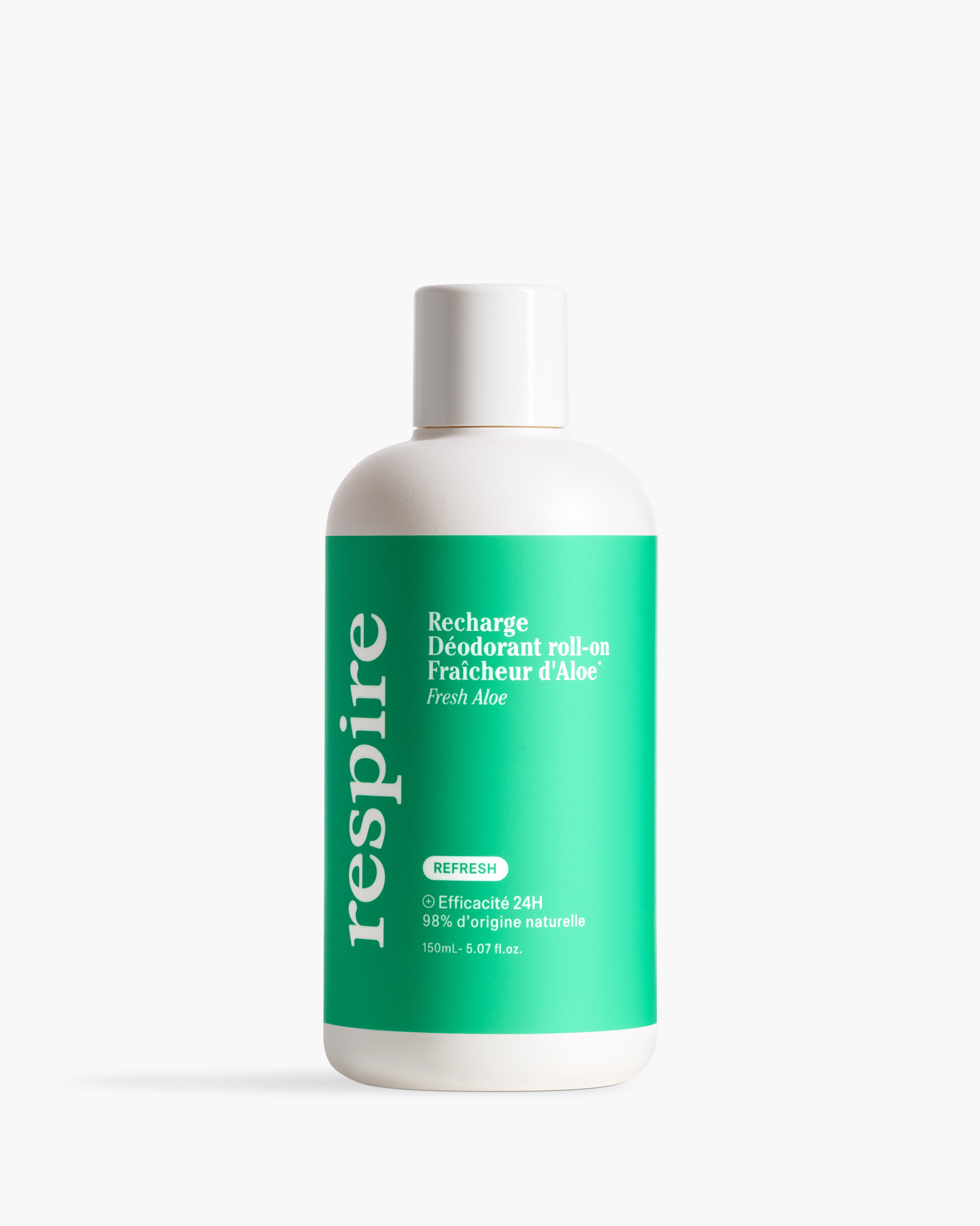 Respire Recharge déodorant roll-on Fraîcheur d’aloe 150 ml